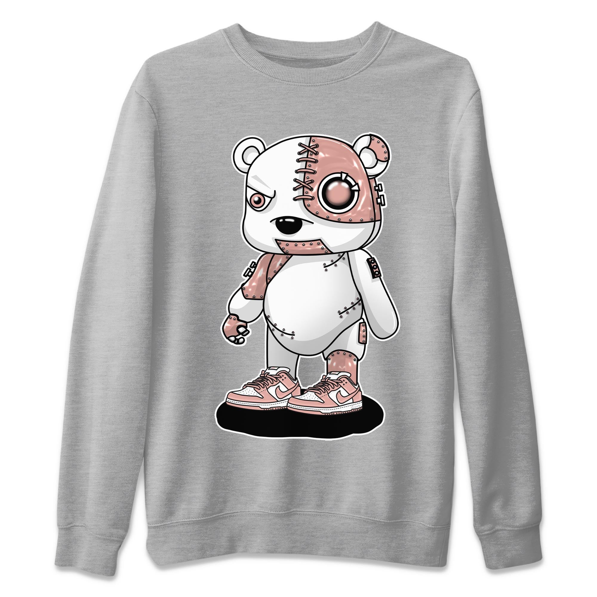 Cyborg Bear snkmatch Tee - Dunk Rose Whisper