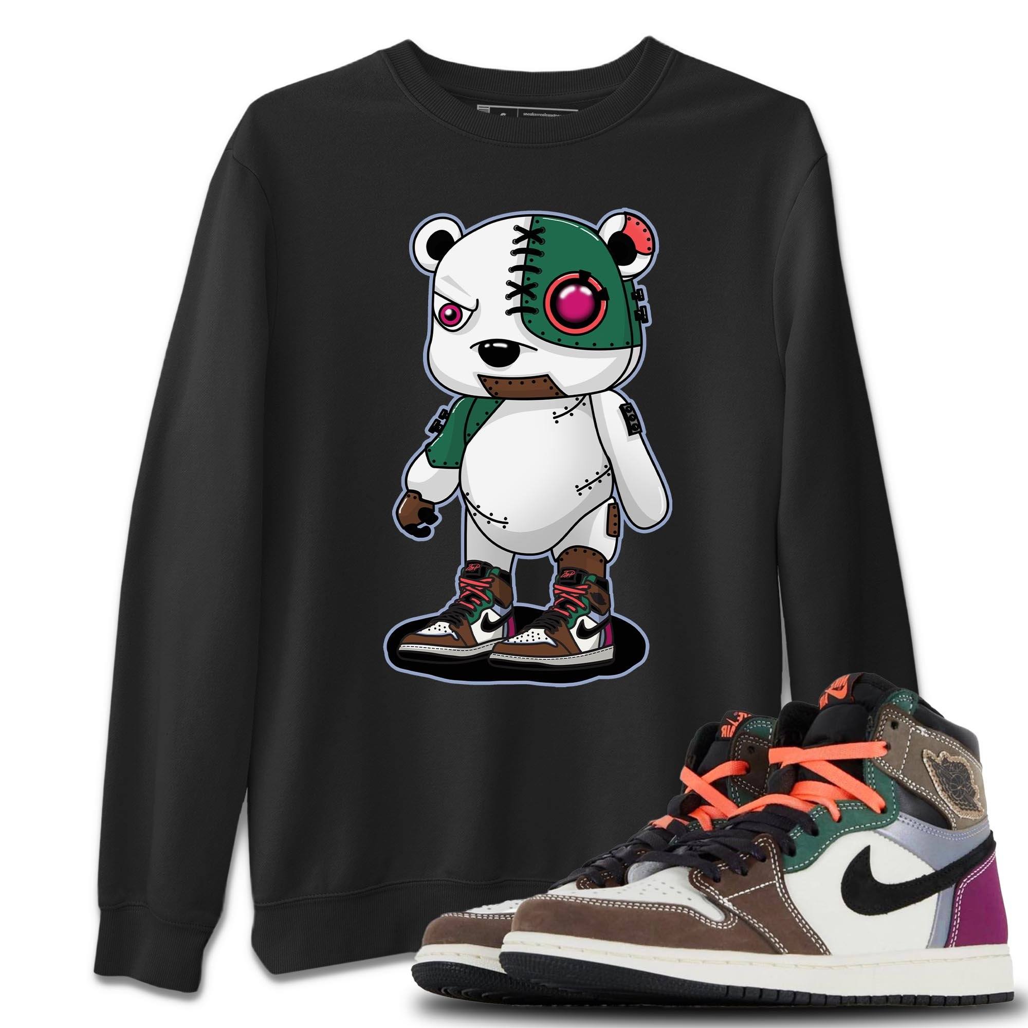 Cyborg Bear Unisex Tops - Air Jordan 1 Hand Crafted
