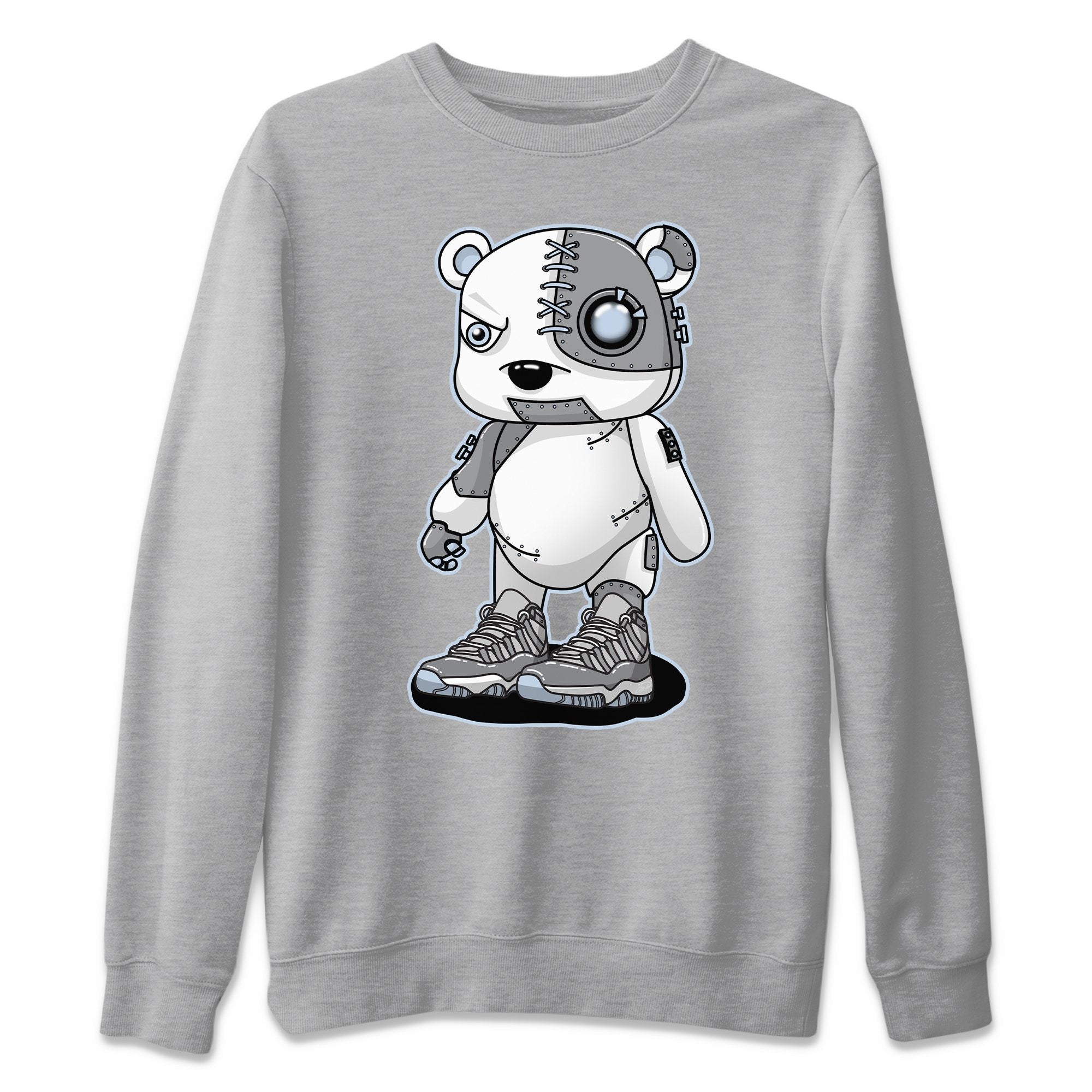 Cyborg Bear Unisex Tops - Air Jordan 11 Cool Grey