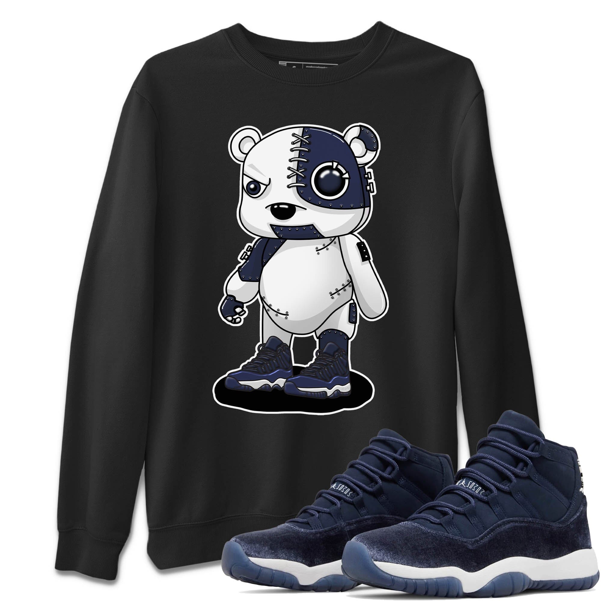 Cyborg Bear Unisex Tops - Air Jordan 11 Midnight Navy