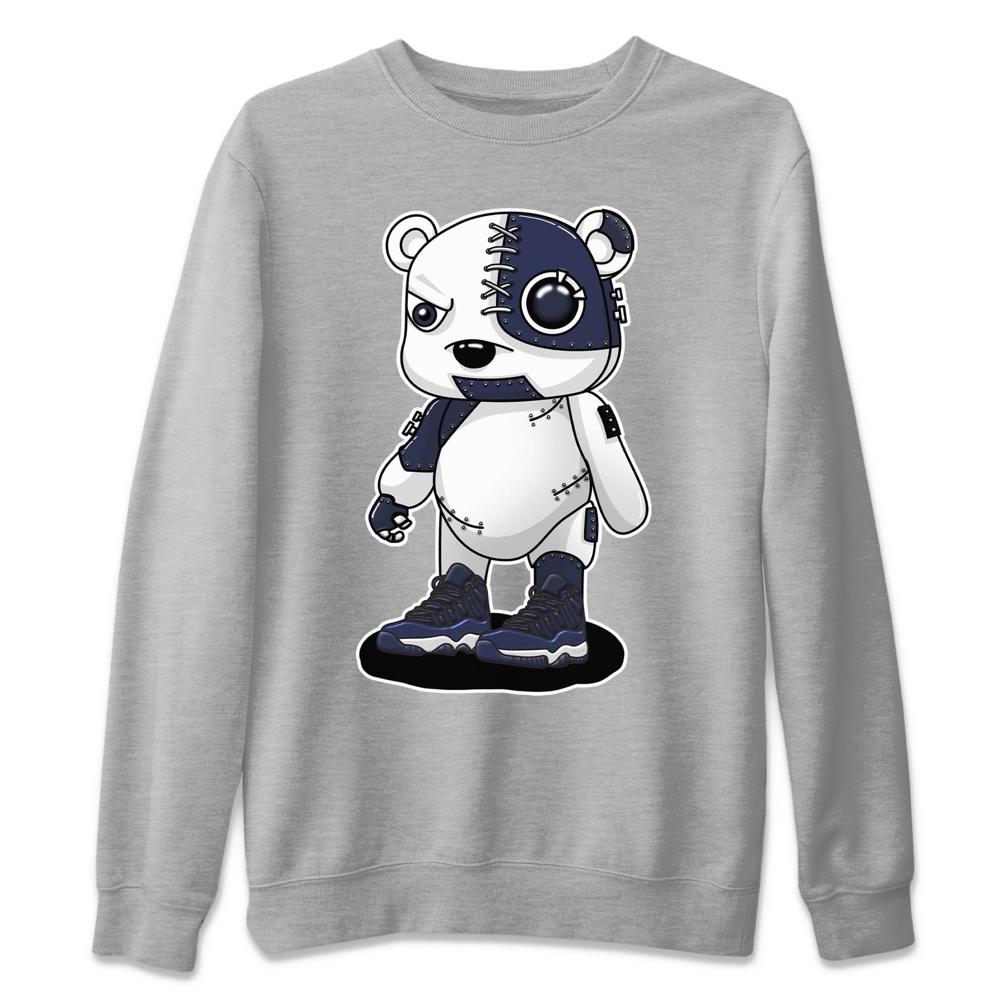 Cyborg Bear Unisex Tops - Air Jordan 11 Midnight Navy