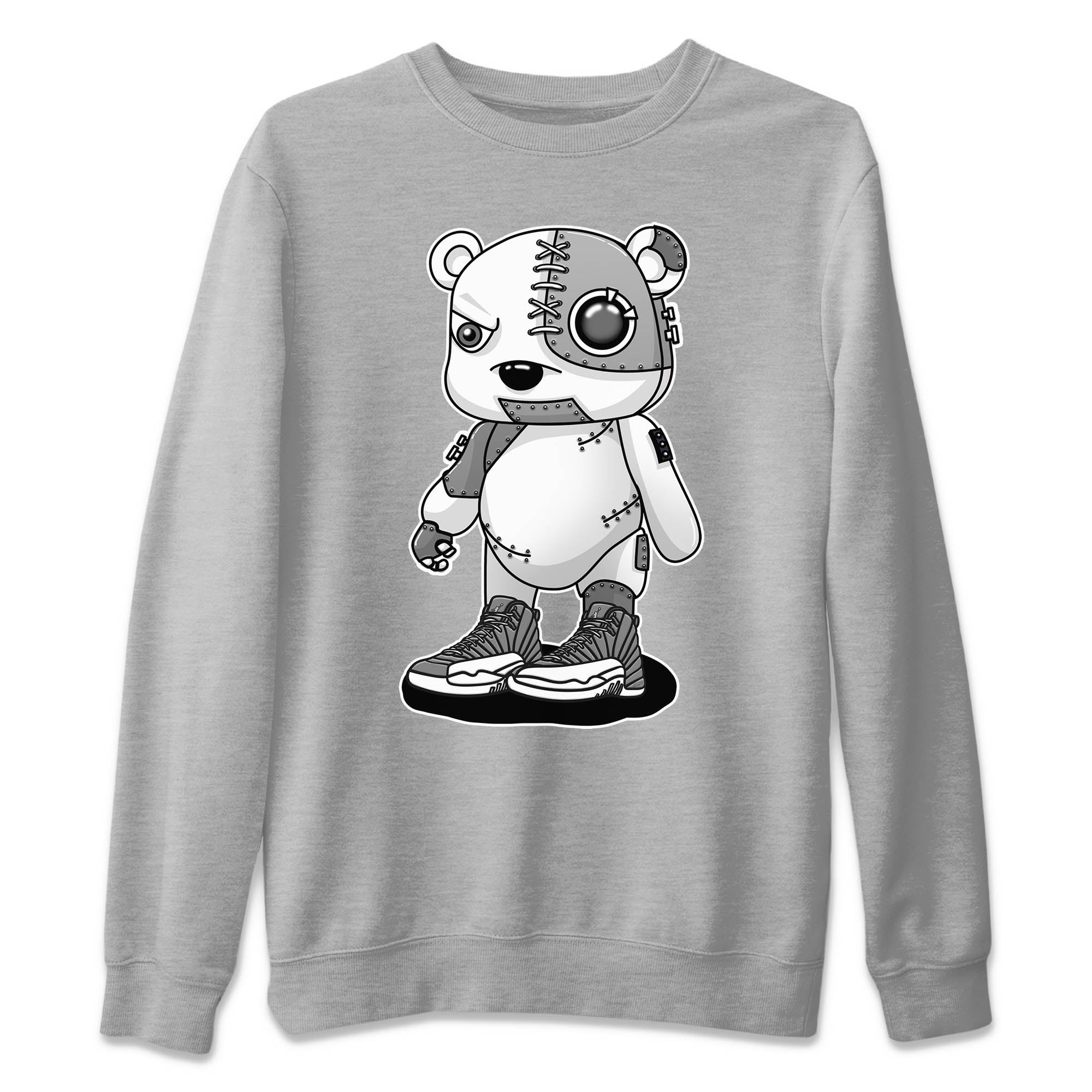 Cyborg Bear Unisex Tops - Air Jordan 12 Stealth