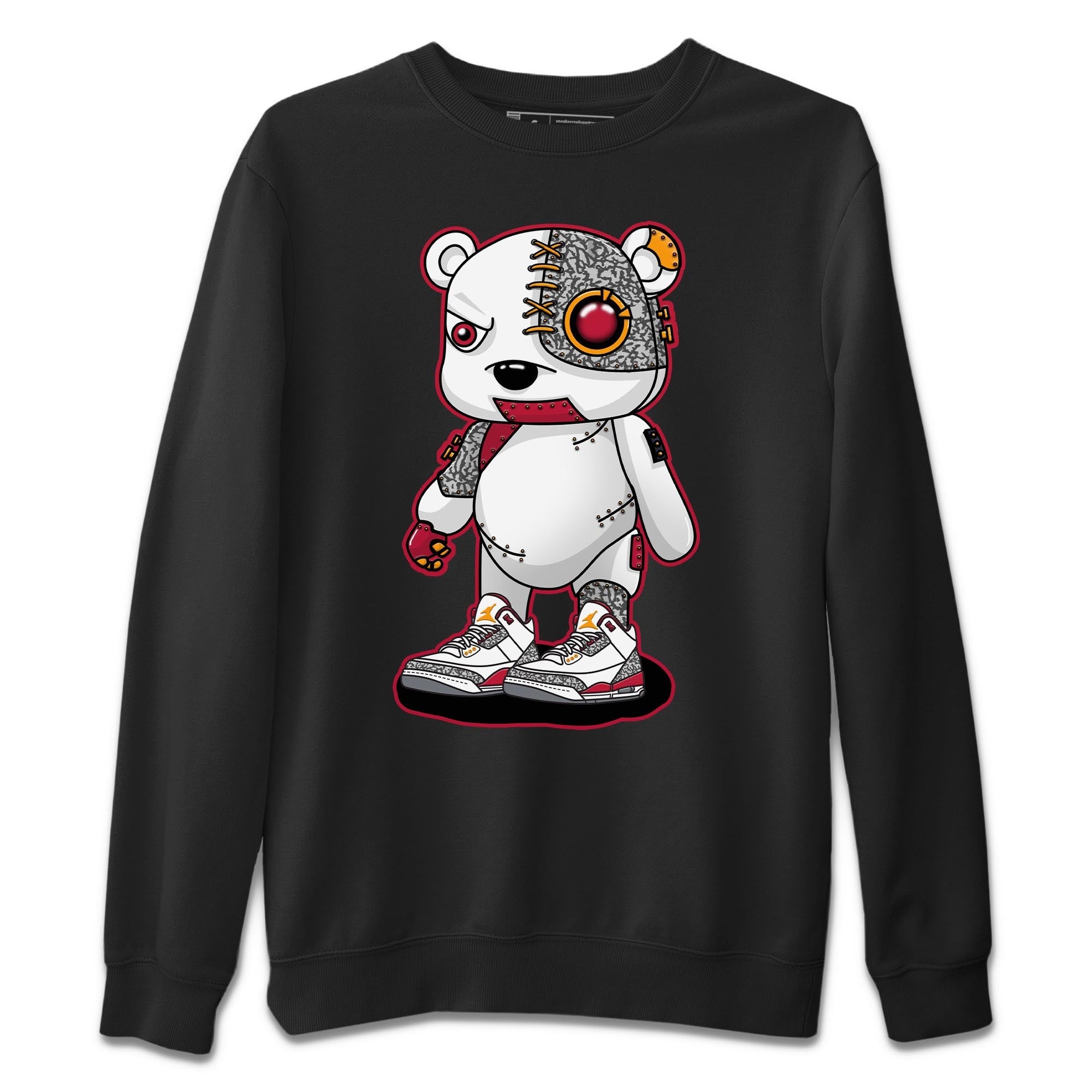 Cyborg Bear Unisex Tops - Air Jordan 3 Cardinal