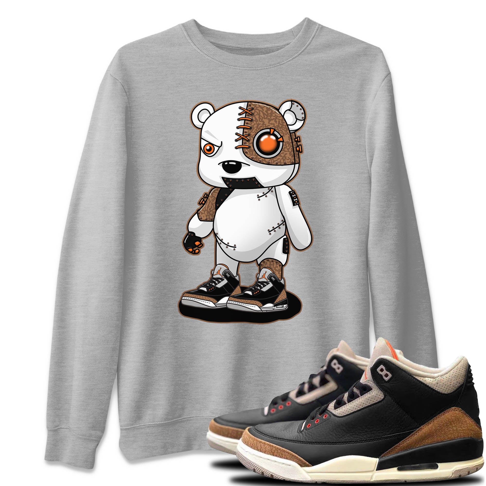 Cyborg Bear Unisex Tops - Air Jordan 3 Desert Elephant