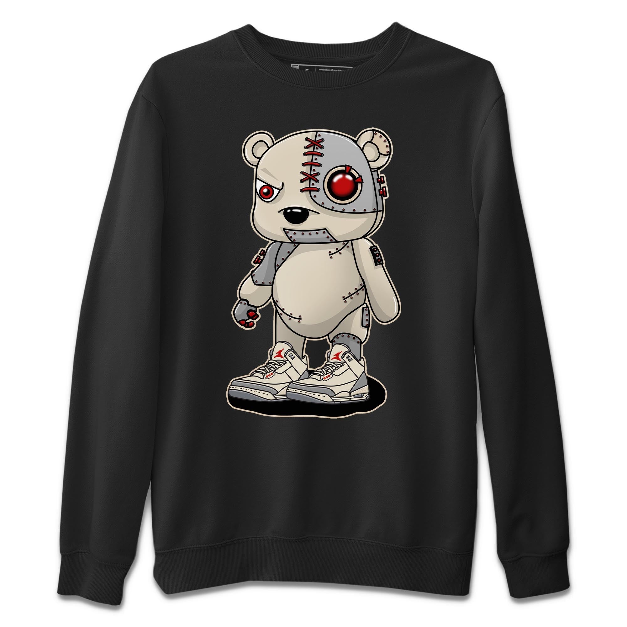 Cyborg Bear Unisex Tops - Air Jordan 3 Muslin