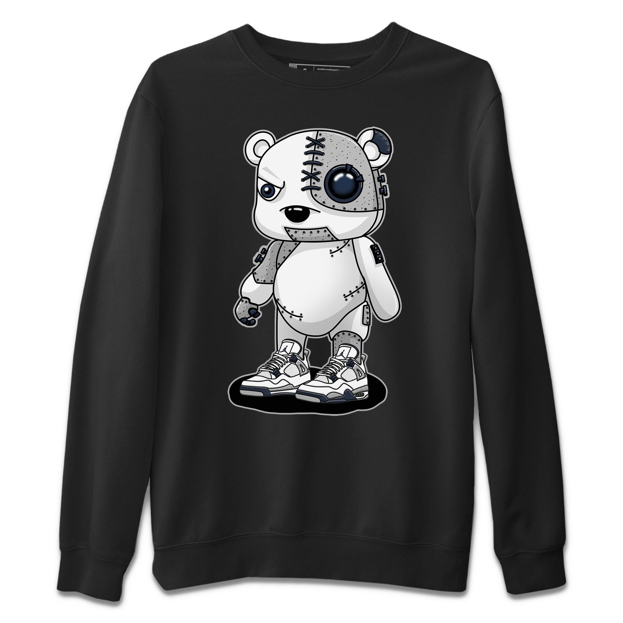 Cyborg Bear Unisex Tops - Air Jordan 4 Midnight Navy