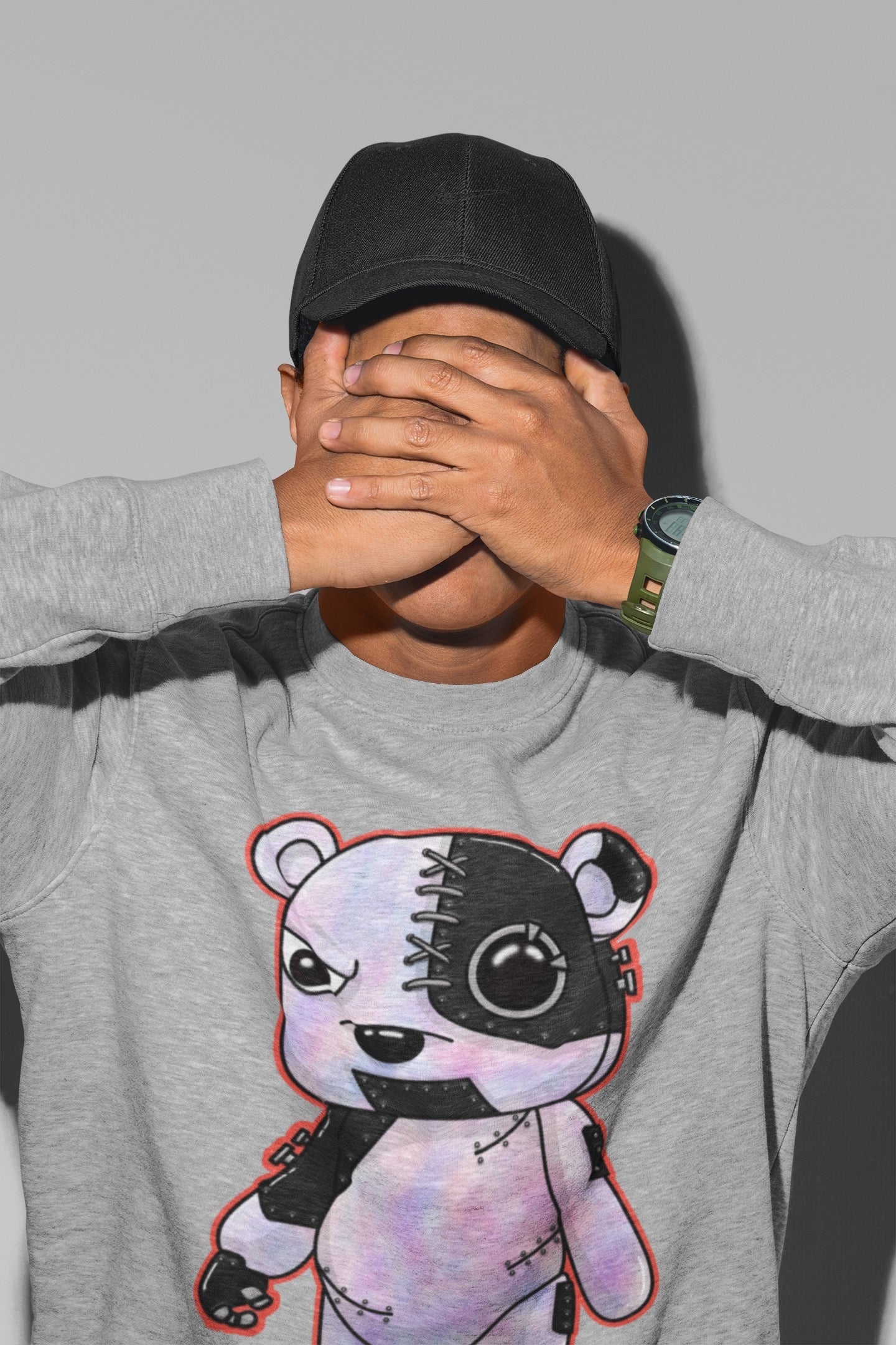Cyborg Bear Unisex Tops - Air Jordan 4 Zen Master
