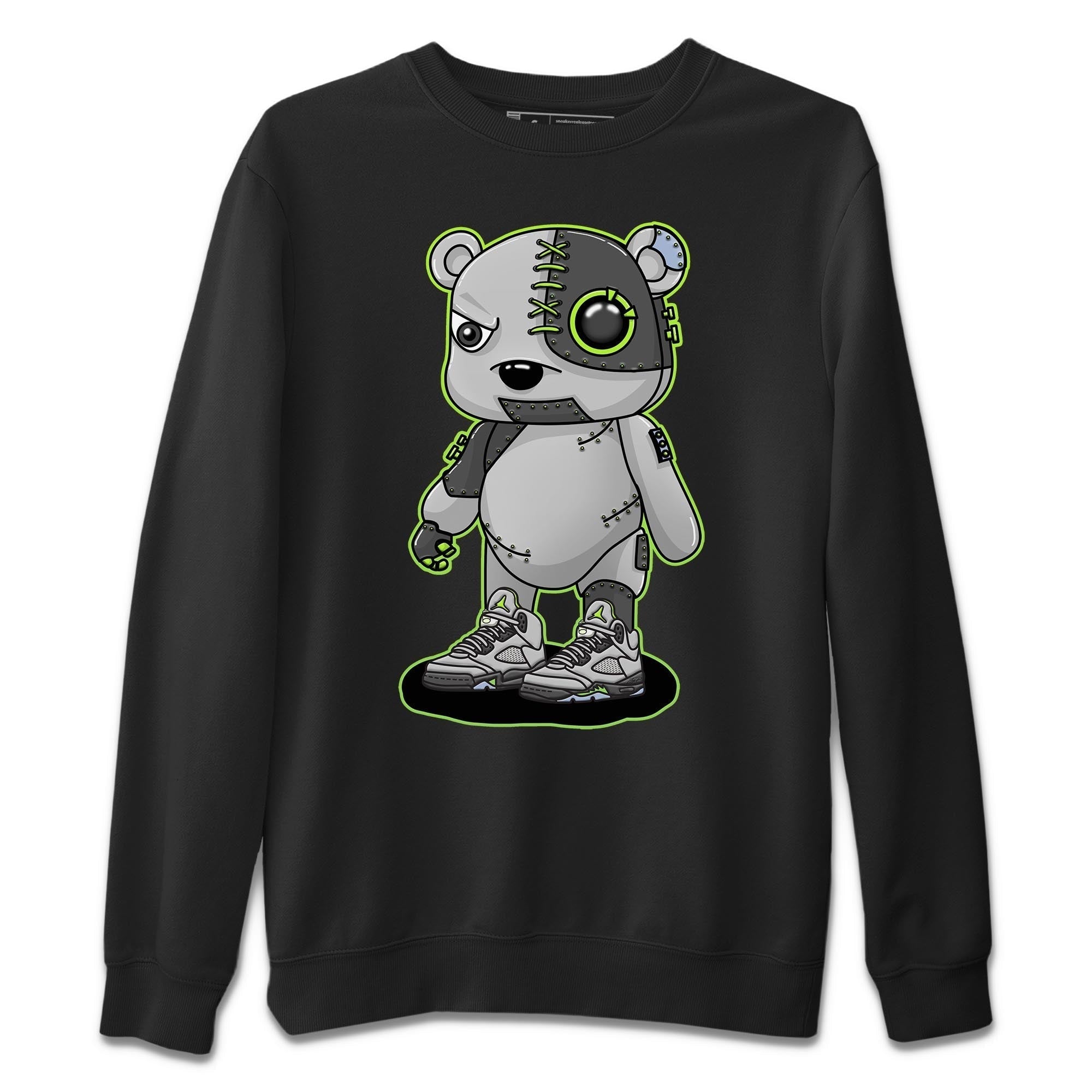 Cyborg Bear Unisex Tops - Air Jordan 5 Green Bean