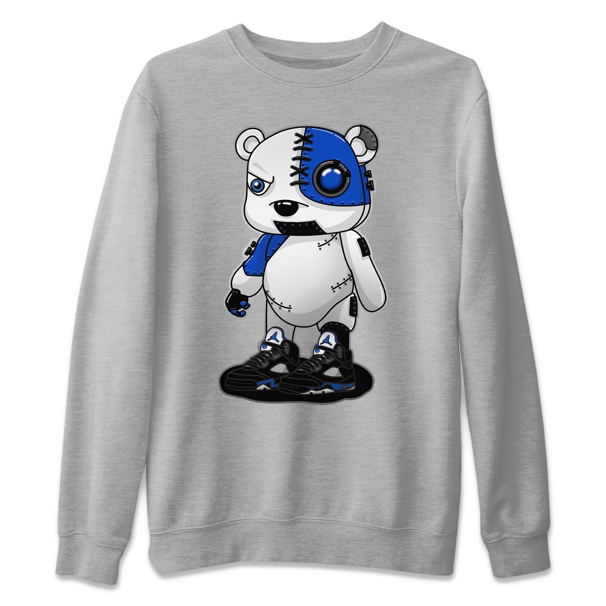 Cyborg Bear Unisex Tops - Air Jordan 5 Racer Blue