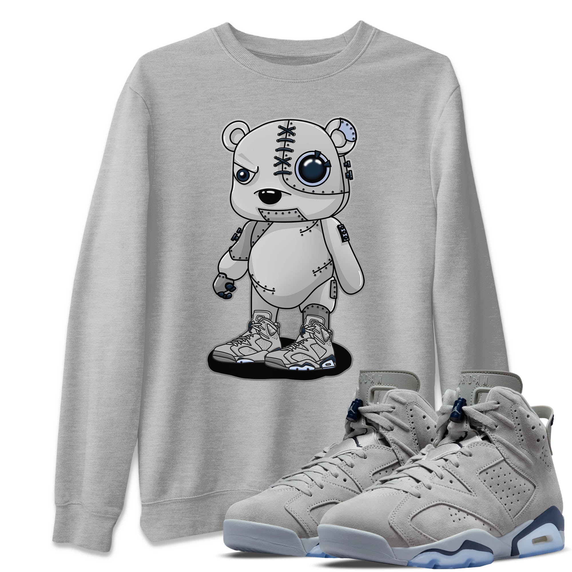 Cyborg Bear Unisex Tops - Air Jordan 6 Georgetown
