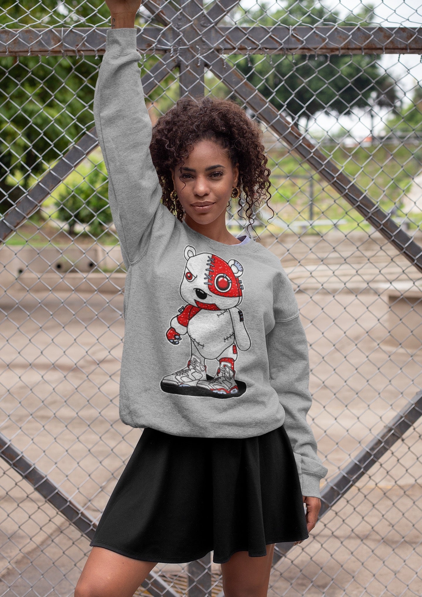 Cyborg Bear Unisex Tops - Air Jordan 6 Red Velvet Cookies