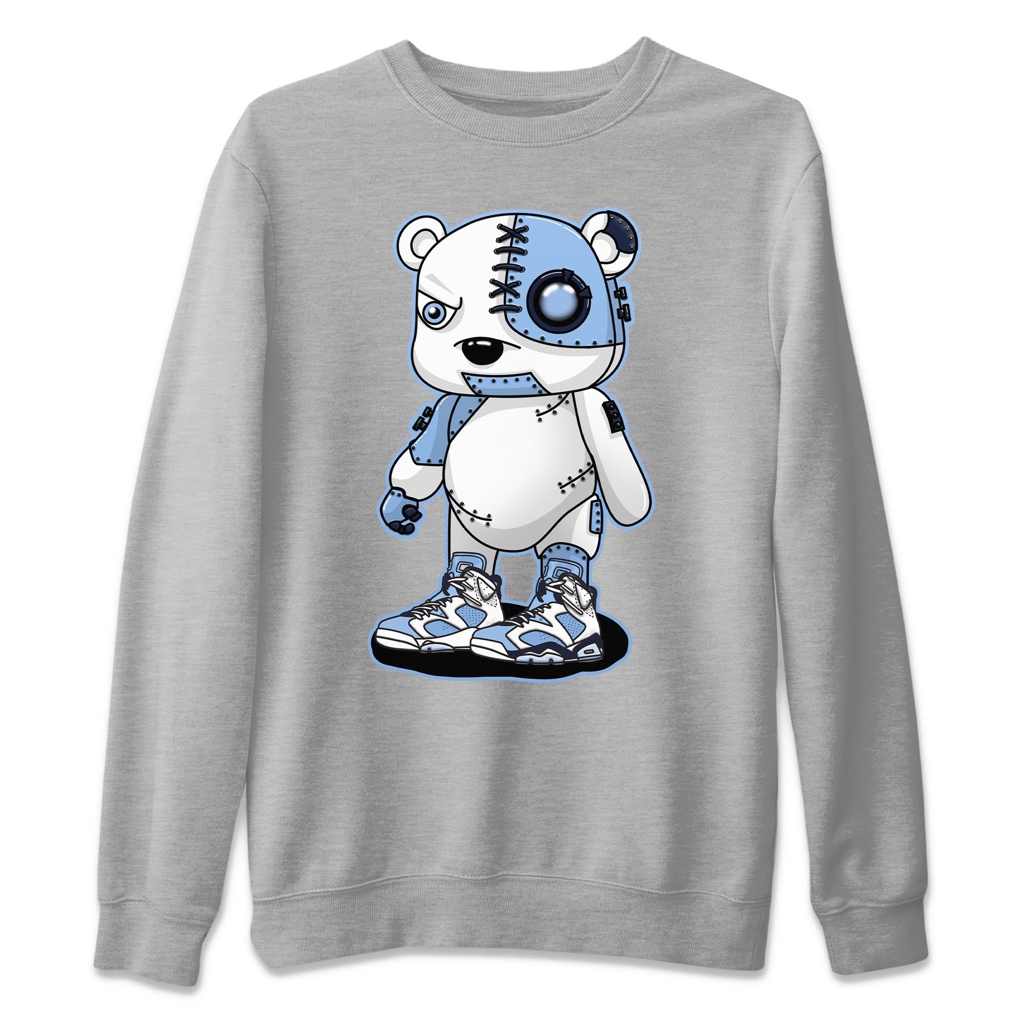 Cyborg Bear Unisex Tops - Air Jordan 6 UNC