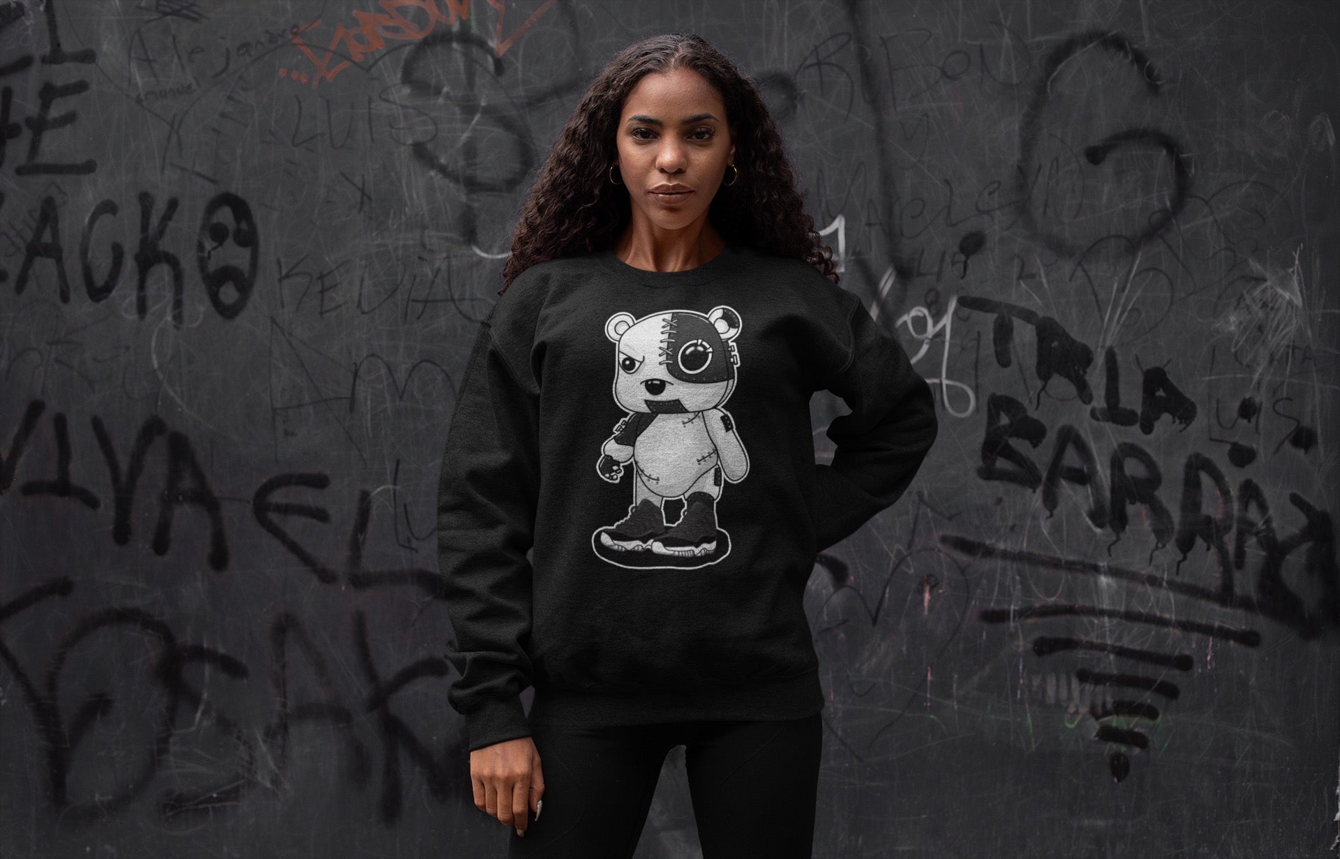 Cyborg Bear Unisex Tops - Air Jordan 11 72-10