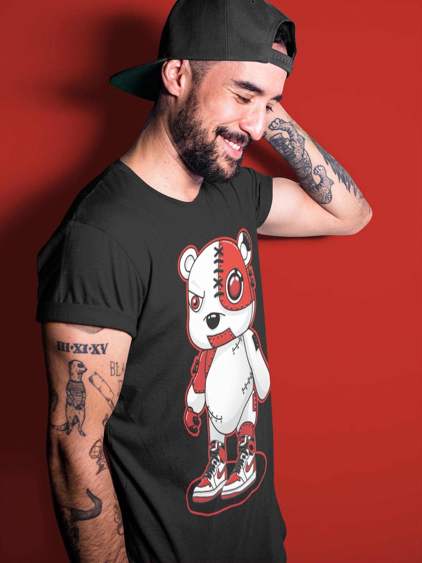 Cyborg Bear Unisex Tops - Air Jordan 1 Heritage