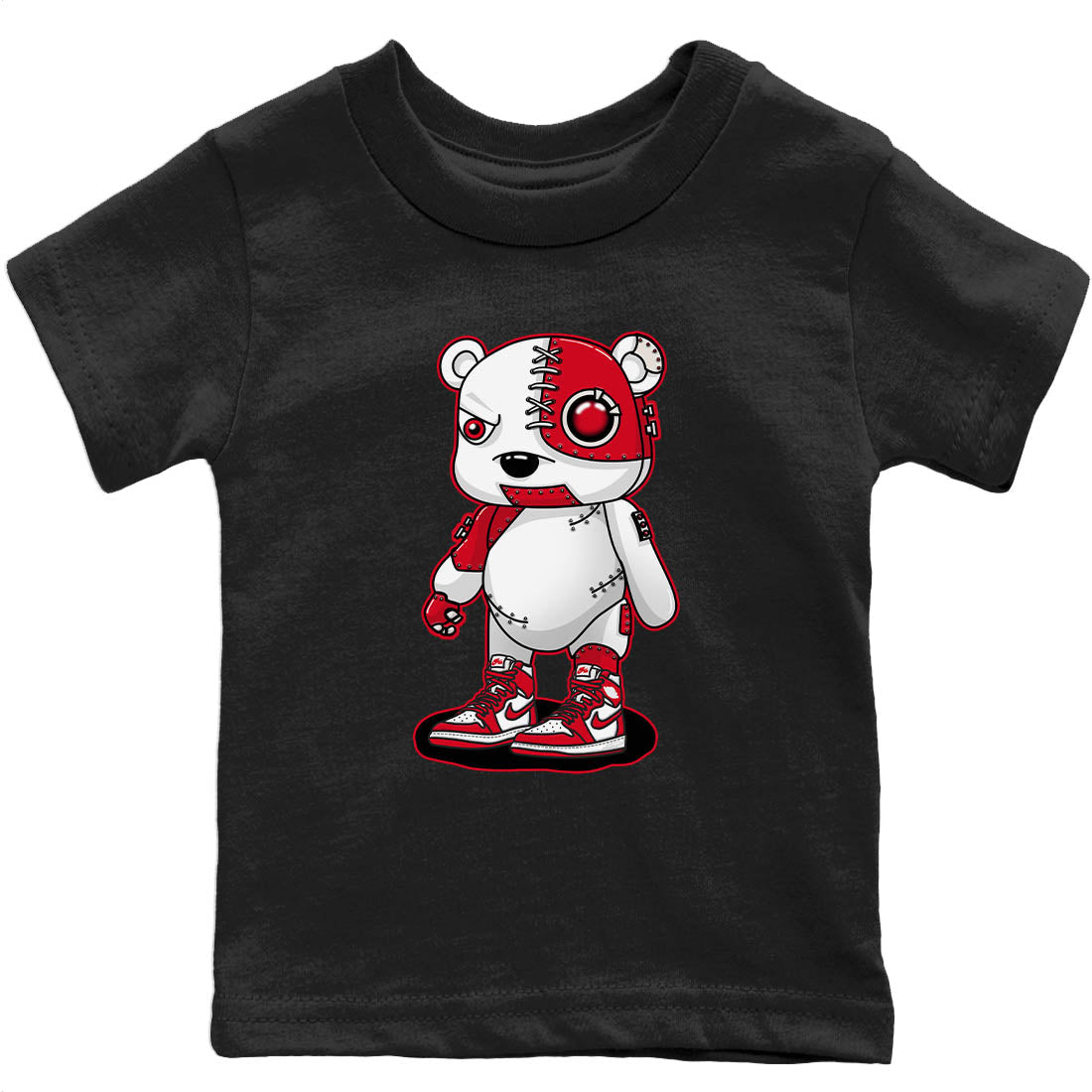 Cyborg Bear Kids Tops - Air Jordan 1 Newstalgia