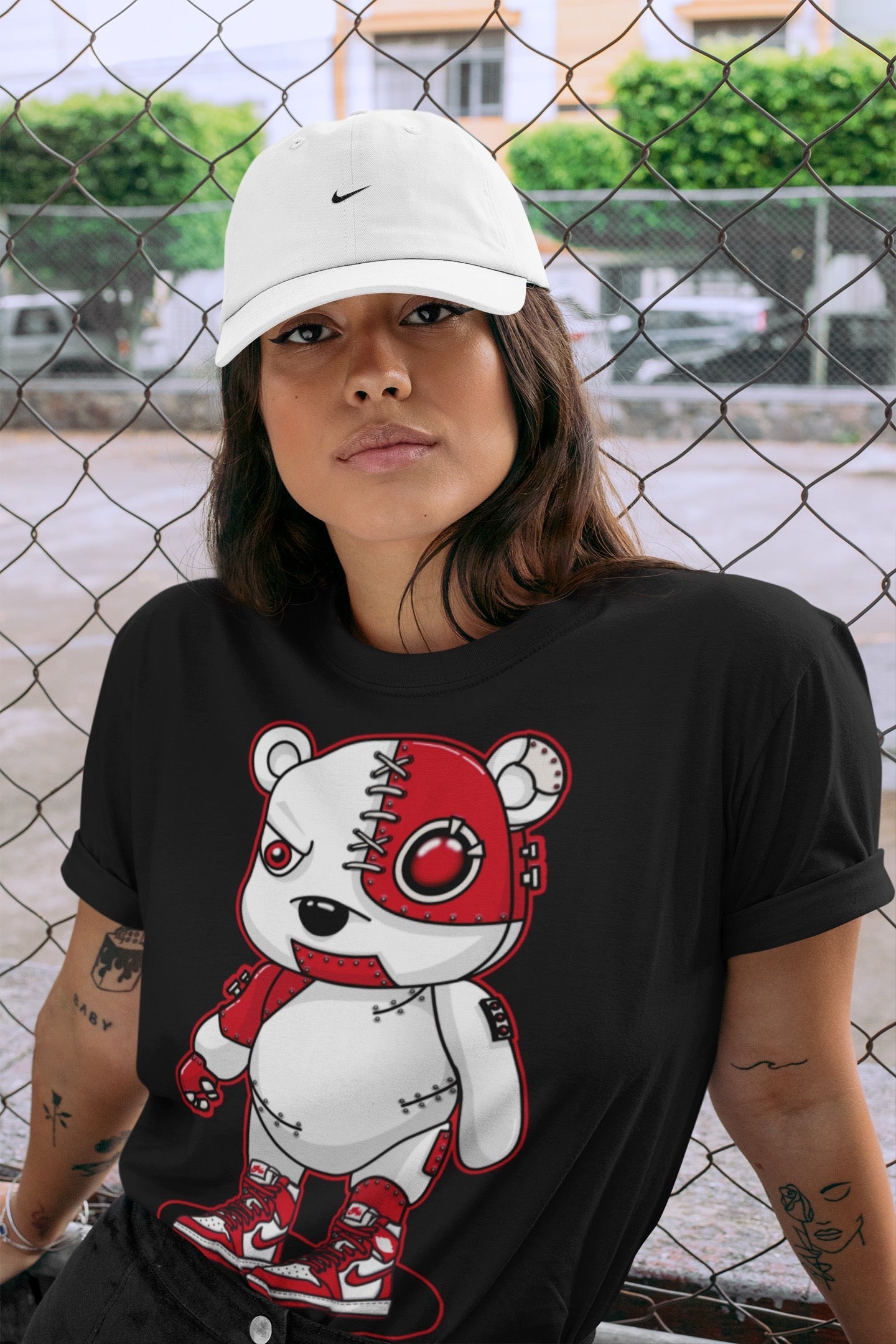 Cyborg Bear Unisex Tops - Air Jordan 1 Newstalgia