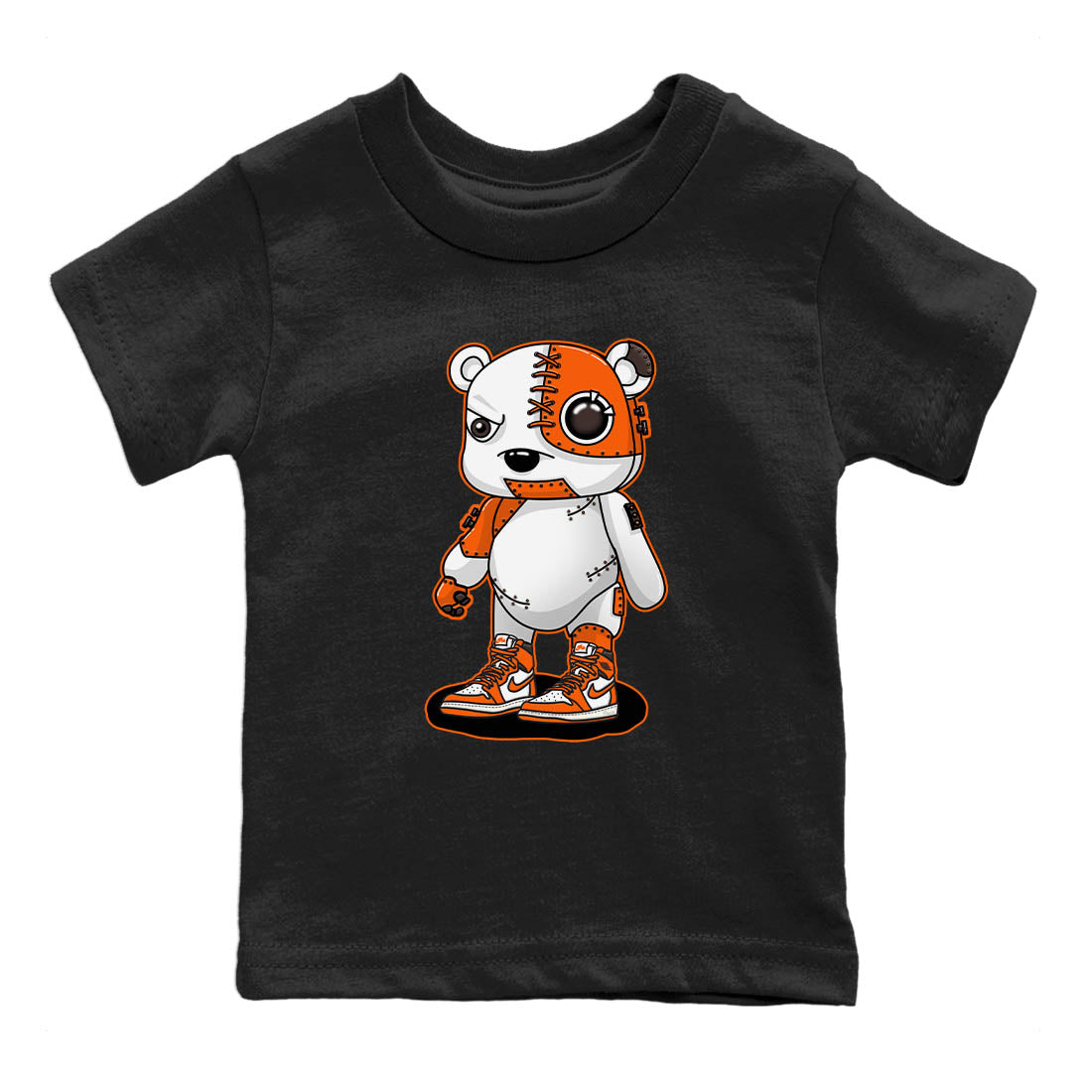 Cyborg Bear Kids Tops - Air Jordan 1 Starfish