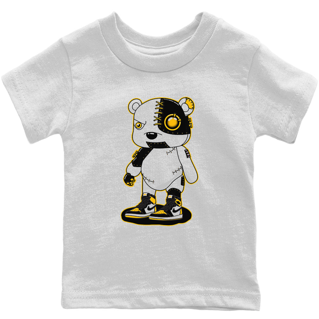 Cyborg Bear Kids Tops - Air Jordan 1 Taxi