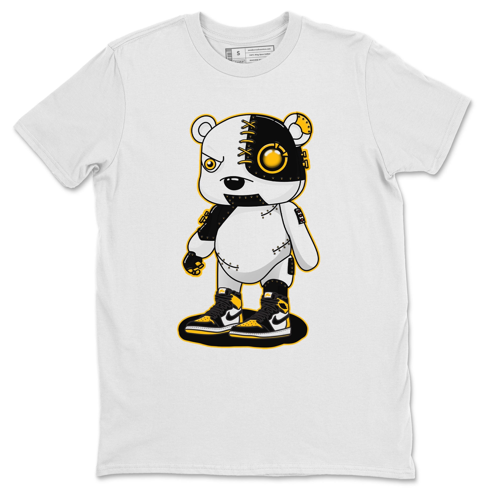 Cyborg Bear Unisex Tops - Air Jordan 1 Taxi