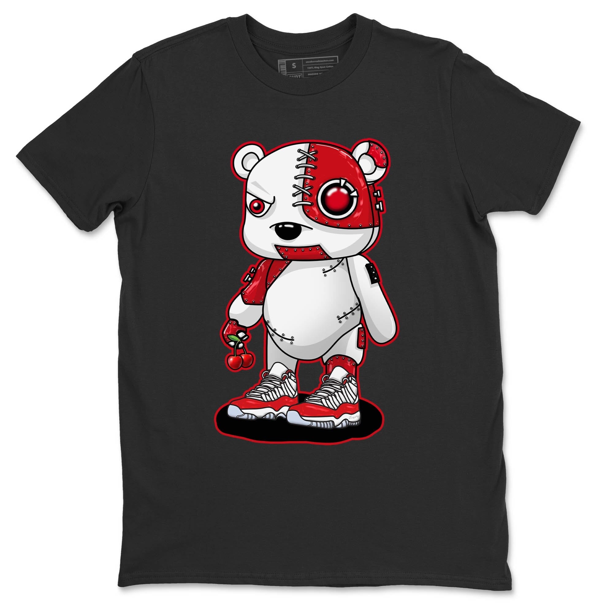 Cyborg Bear Unisex Tops - Air Jordan 11 Cherry