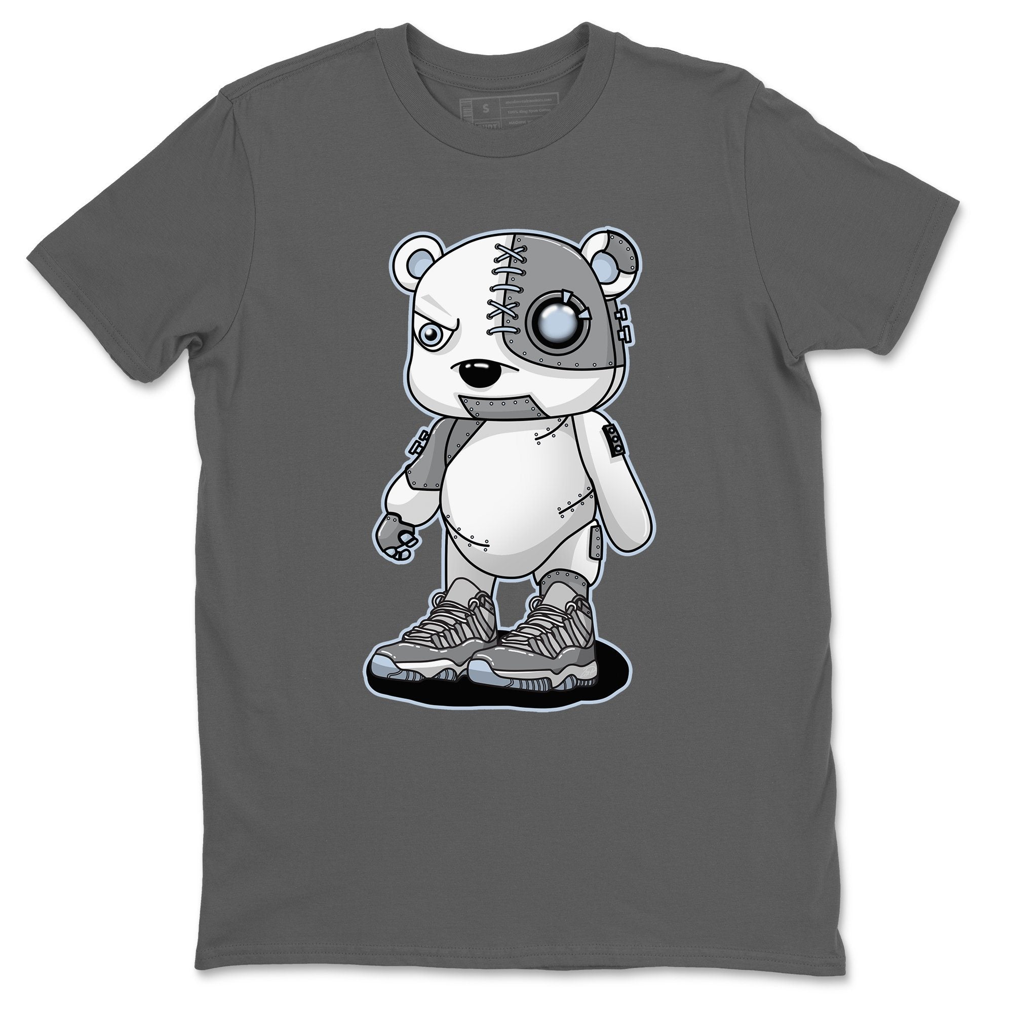Cyborg Bear Unisex Tops - Air Jordan 11 Cool Grey