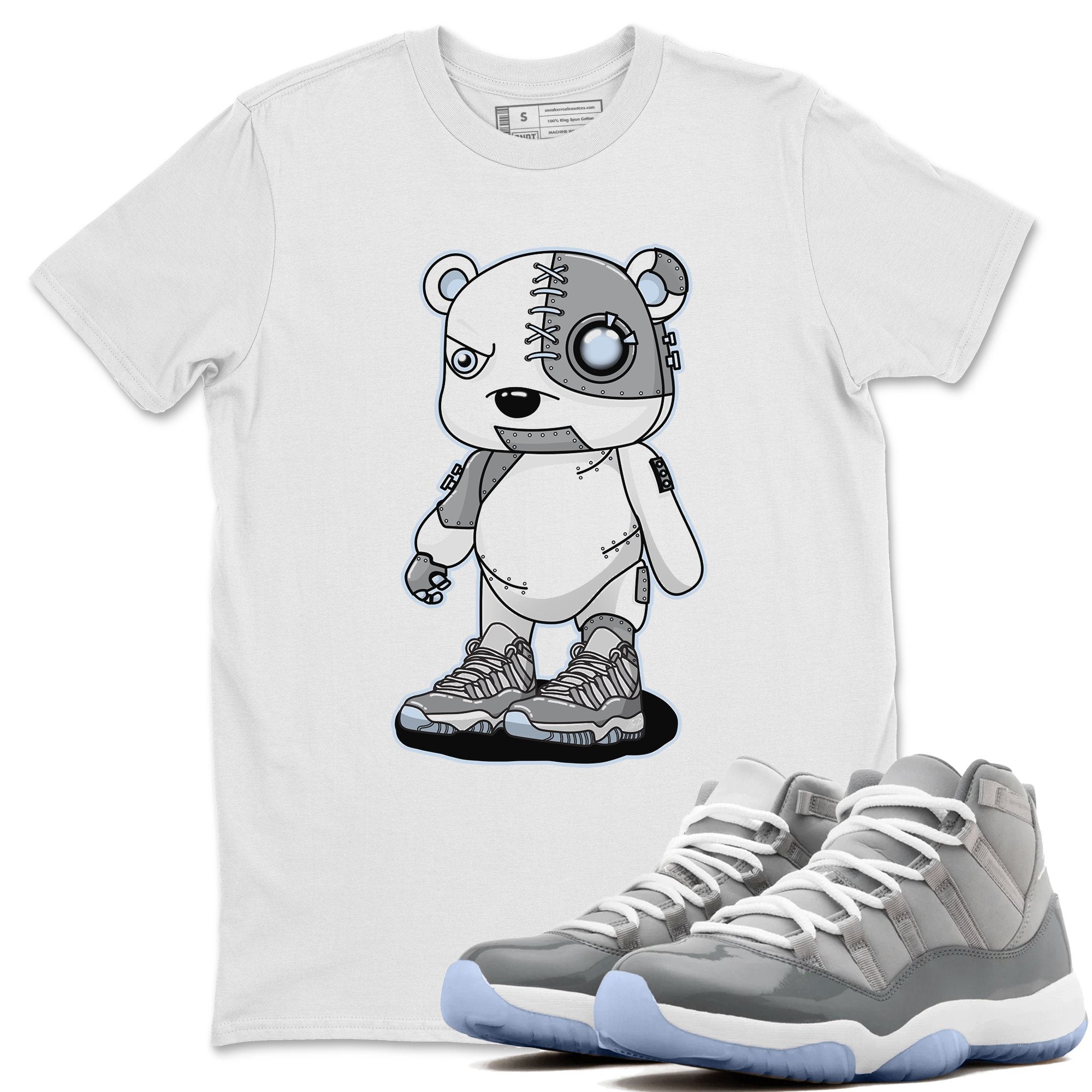 Cyborg Bear Unisex Tops - Air Jordan 11 Cool Grey