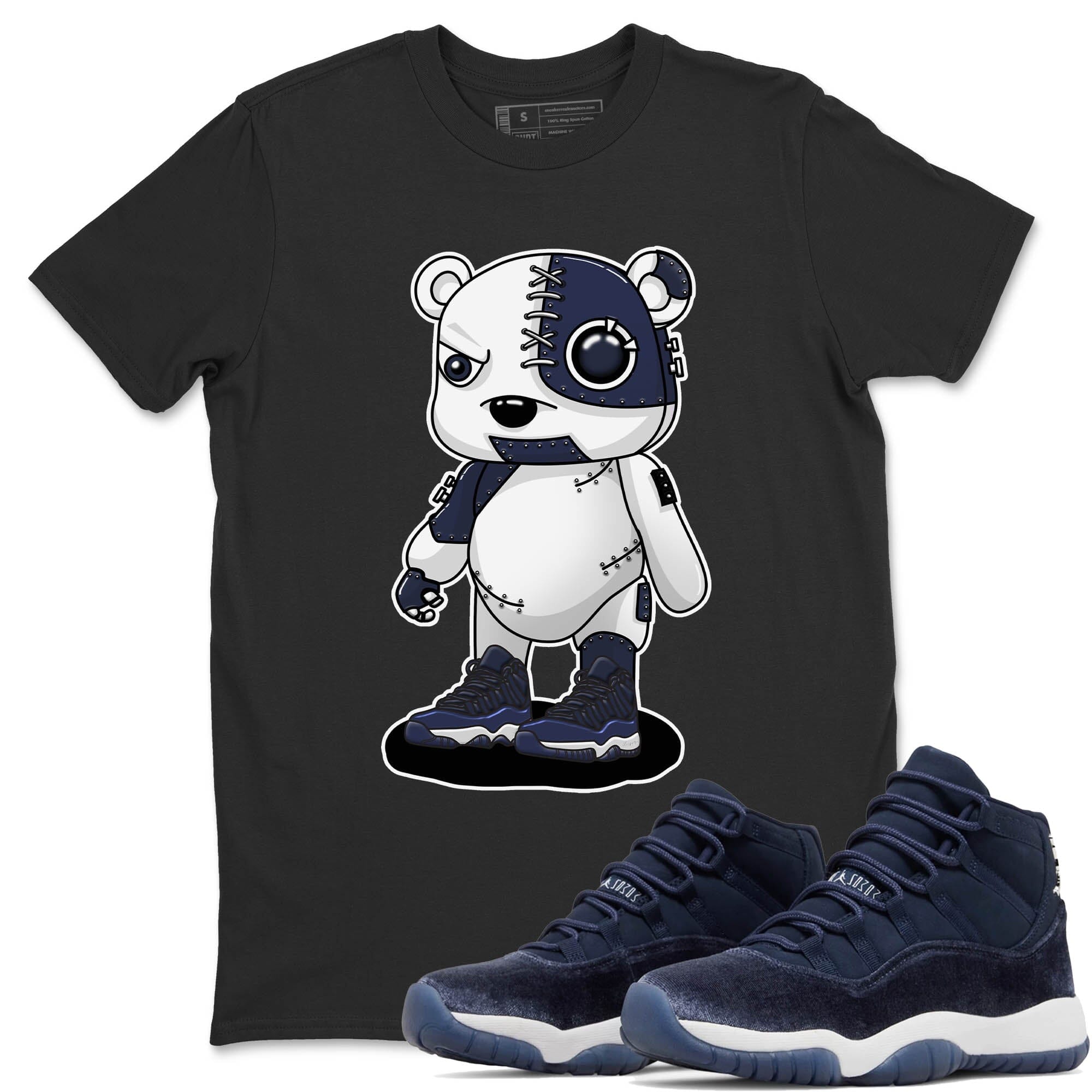 Cyborg Bear Unisex Tops - Air Jordan 11 Midnight Navy