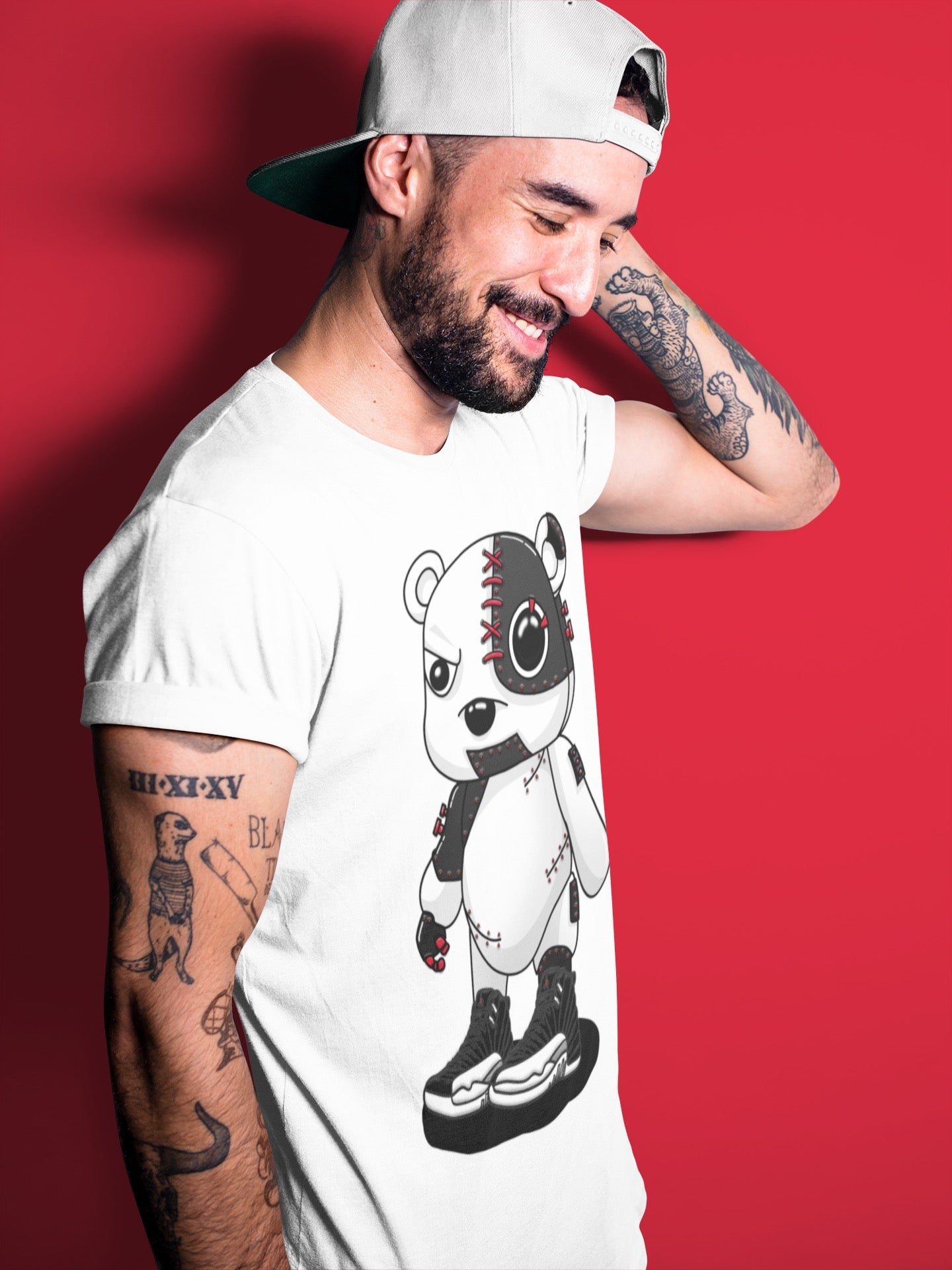 Cyborg Bear Unisex Tops - Air Jordan 12 Playoffs