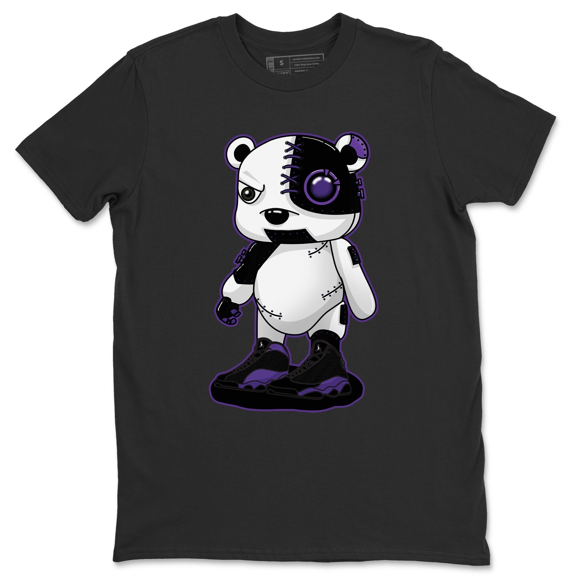 Cyborg Bear Unisex Tops - Air Jordan 13 Court Purple