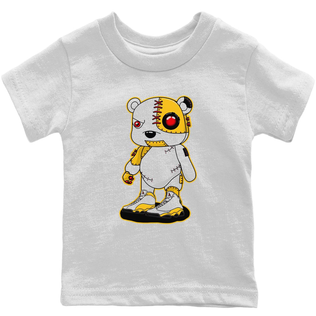 Cyborg Bear Kids Tops - Air Jordan 13 Del Sol