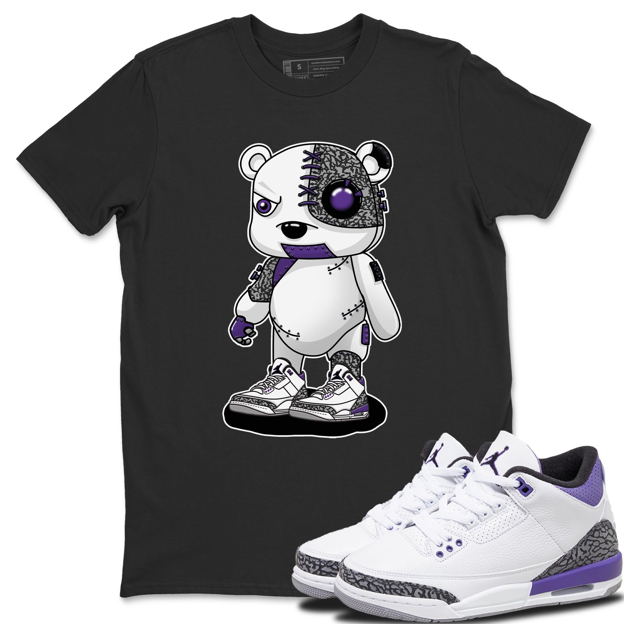 Cyborg Bear Unisex Tops - Air Jordan 3 Dark Iris