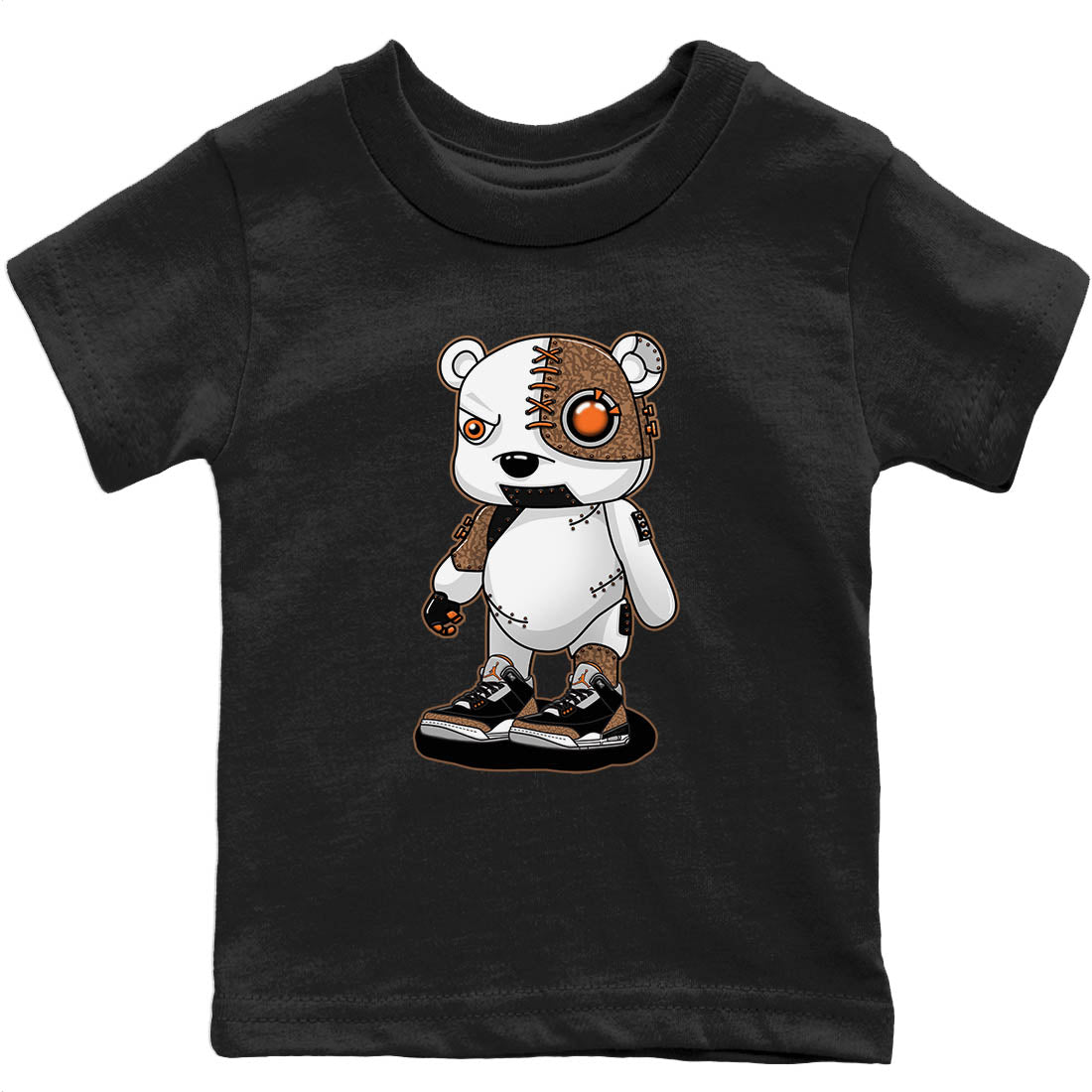 Cyborg Bear Kids Tops - Air Jordan 3 Desert Elephant