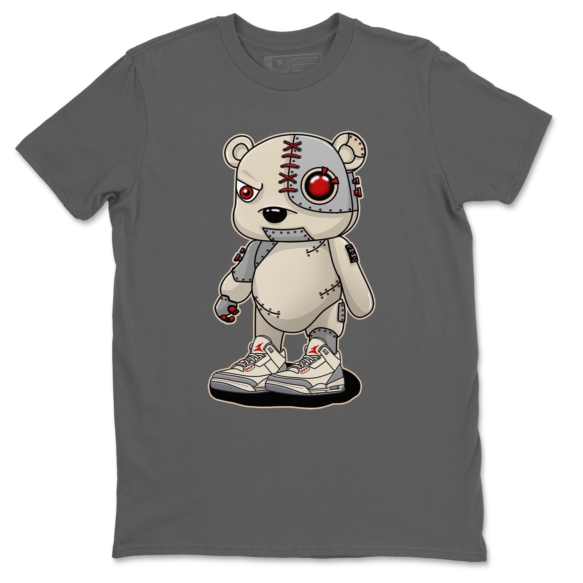 Cyborg Bear Unisex Tops - Air Jordan 3 Muslin