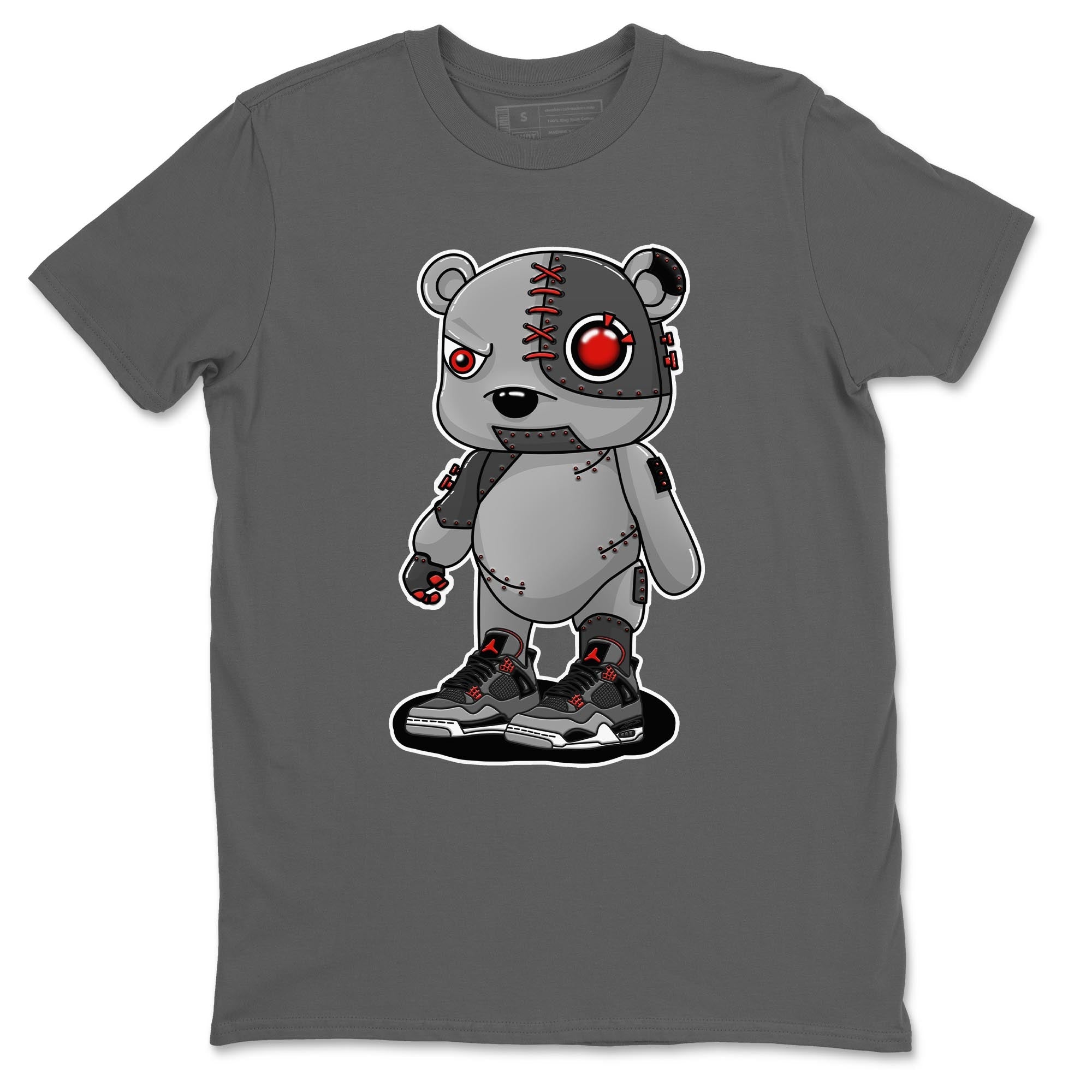 Cyborg Bear Unisex Tops - Air Jordan 4 Infrared
