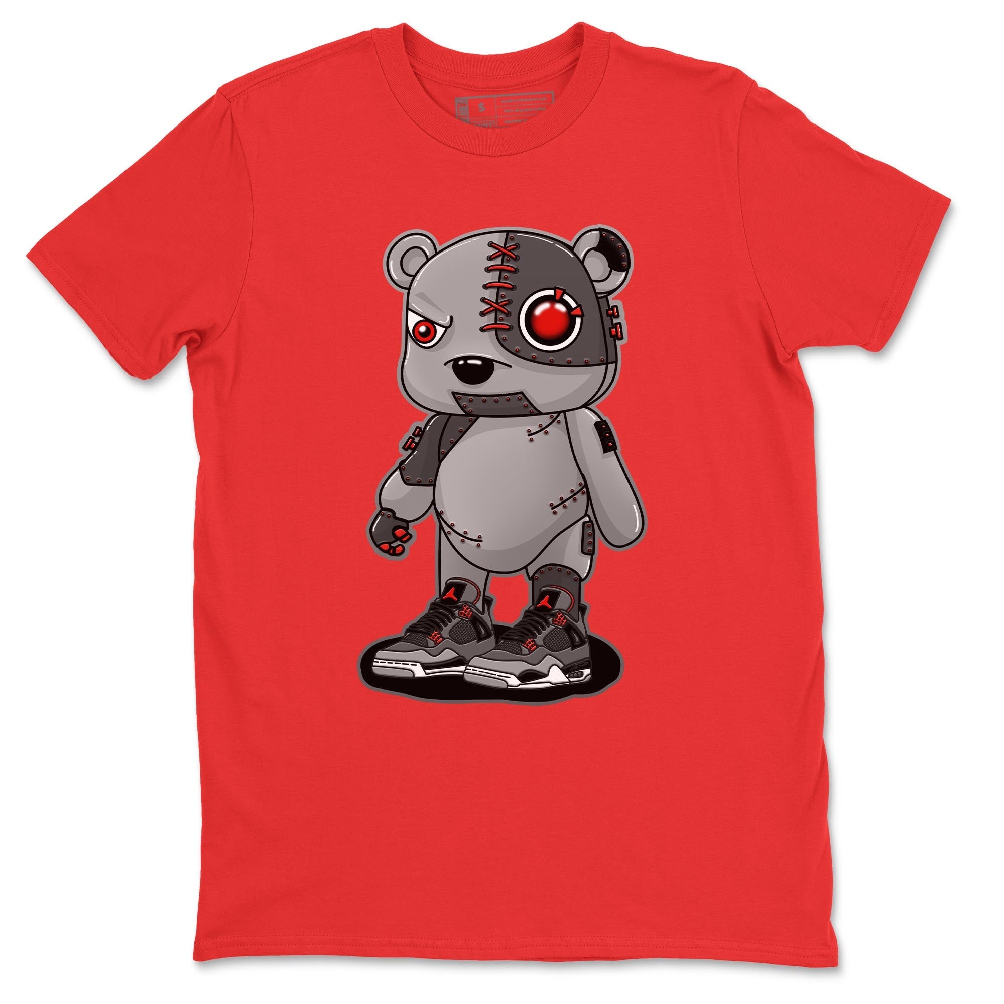 Cyborg Bear Unisex Tops - Air Jordan 4 Infrared