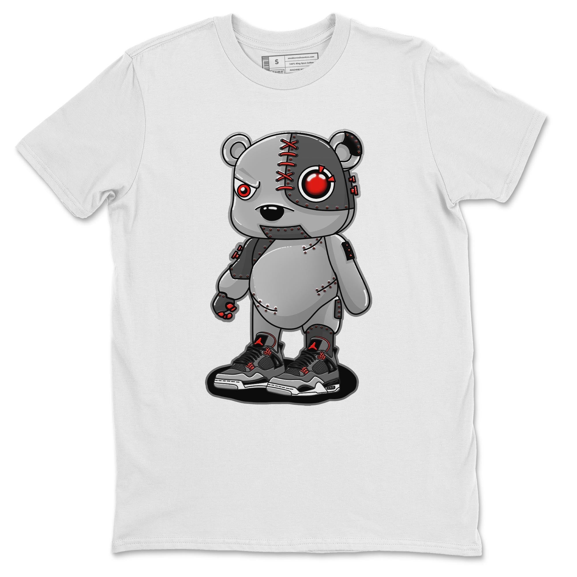 Cyborg Bear Unisex Tops - Air Jordan 4 Infrared