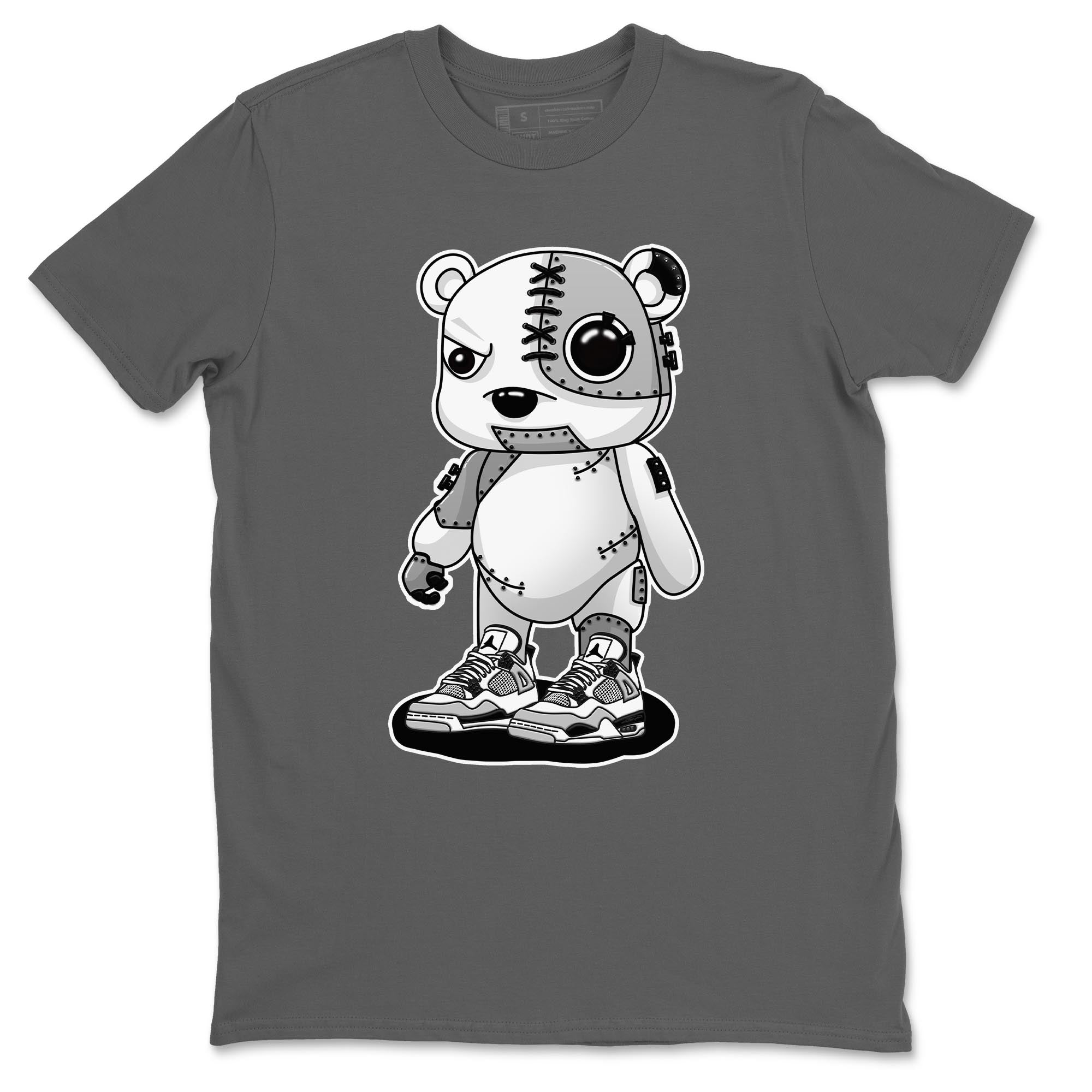 Cyborg Bear Unisex Tops - Air Jordan 4 Military Black