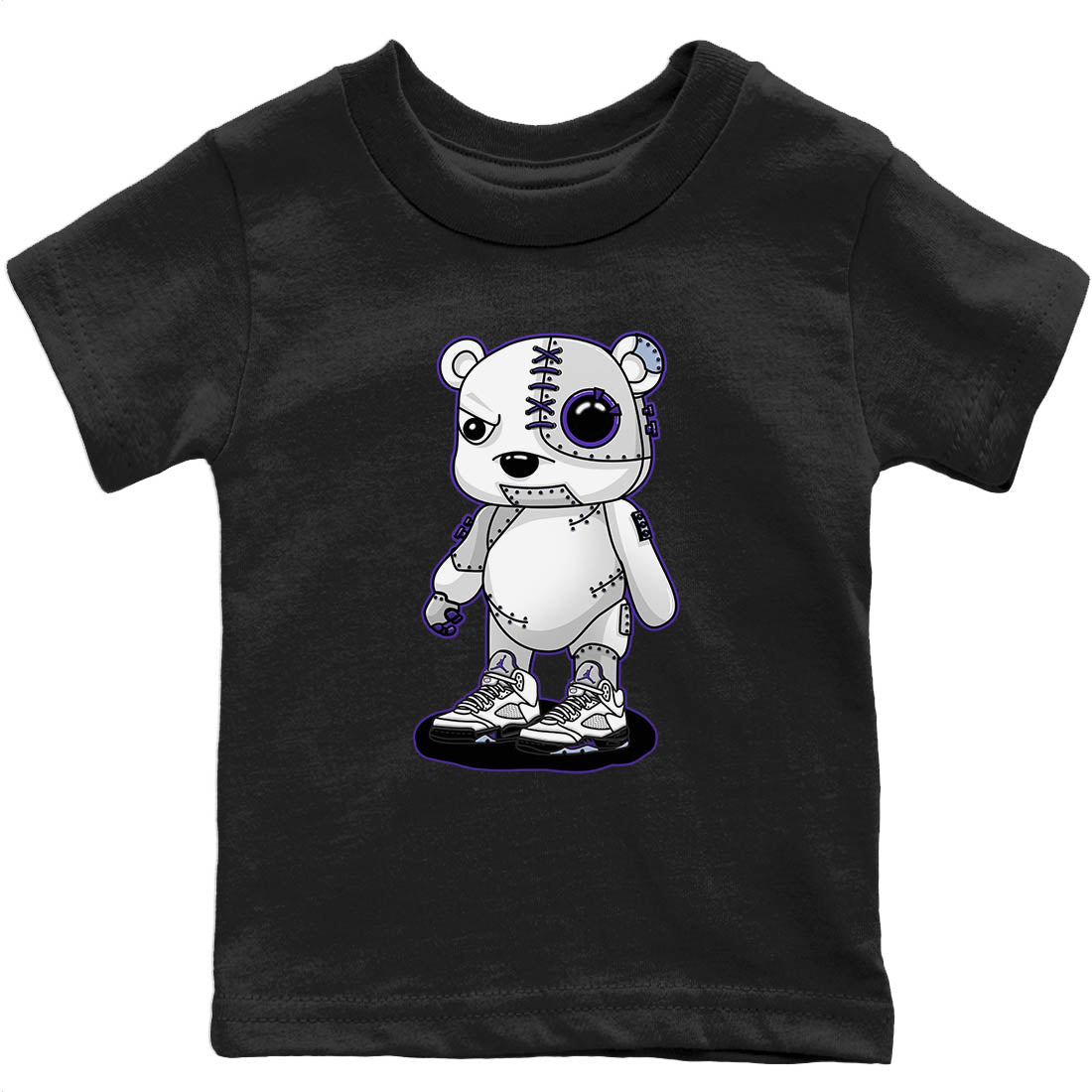 Cyborg Bear Kids Tops - Air Jordan 5 Concord