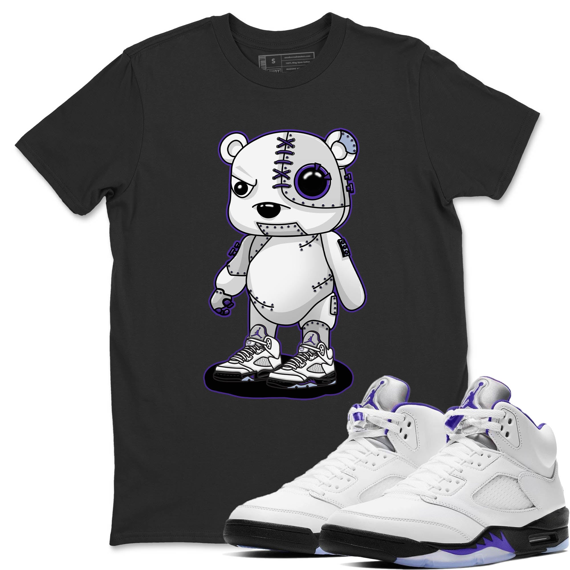 Cyborg Bear Unisex Tops - Air Jordan 5 Concord