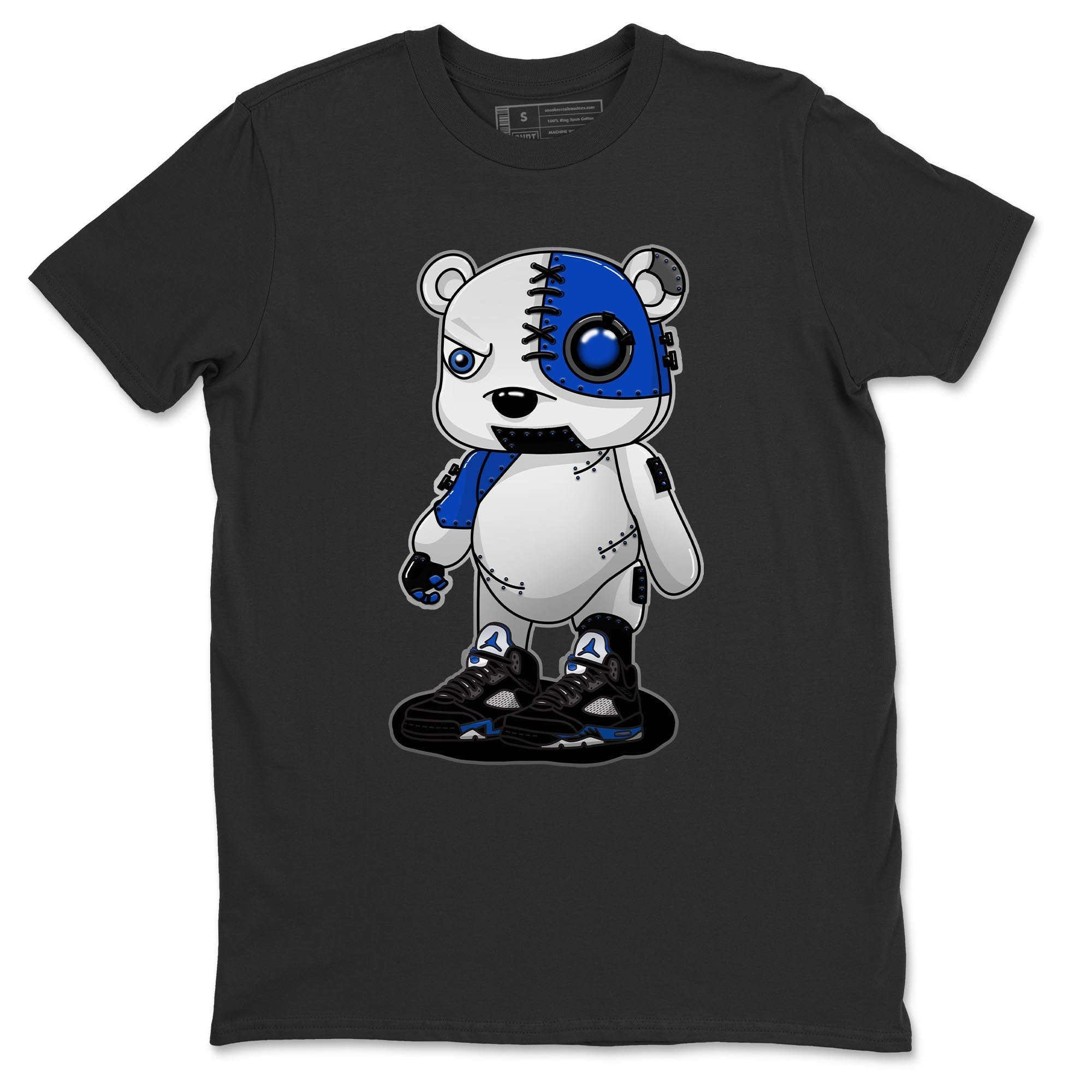 Cyborg Bear Unisex Tops - Air Jordan 5 Racer Blue
