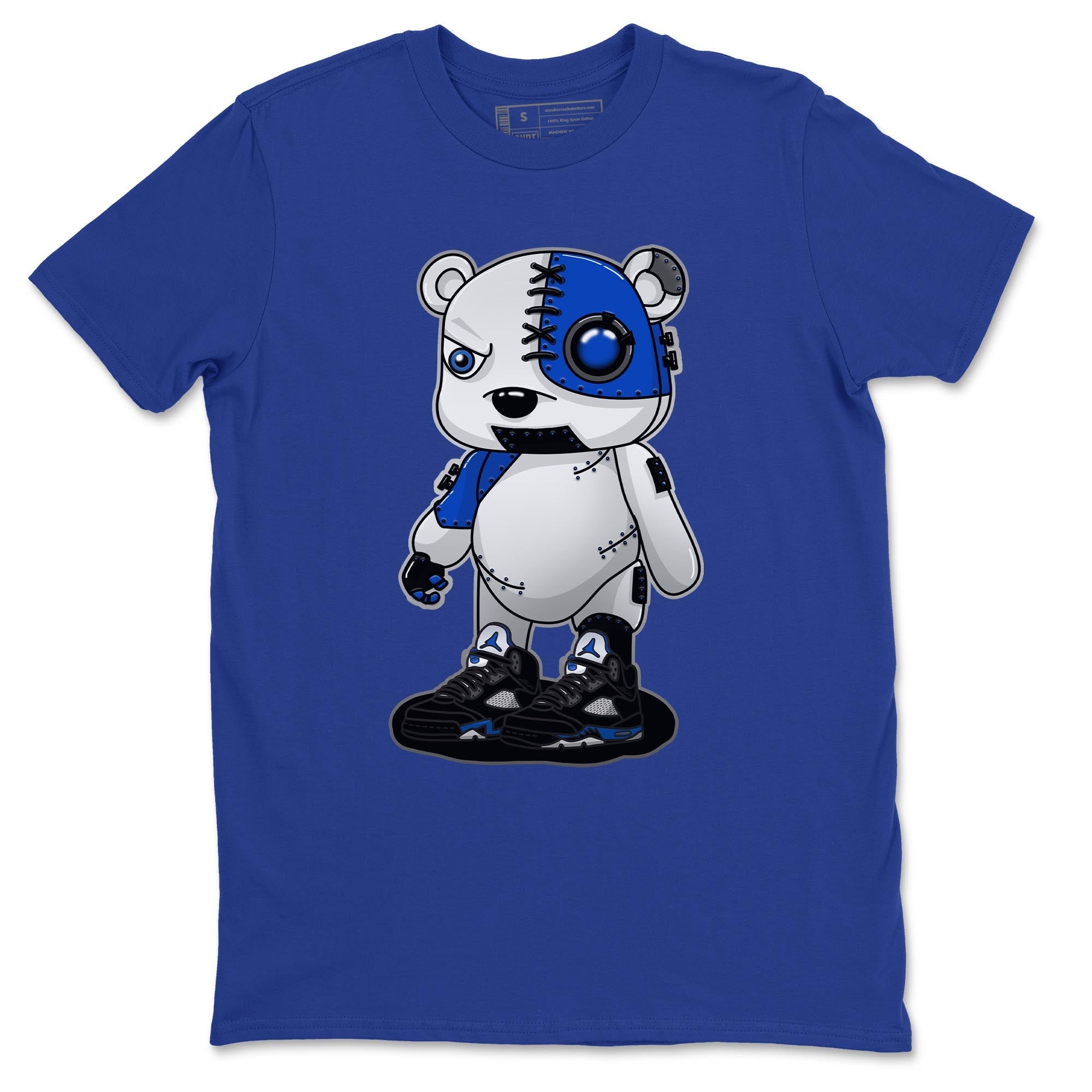 Cyborg Bear Unisex Tops - Air Jordan 5 Racer Blue