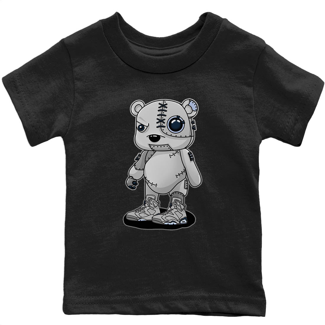 Cyborg Bear Kids Tops - Air Jordan 6 Georgetown