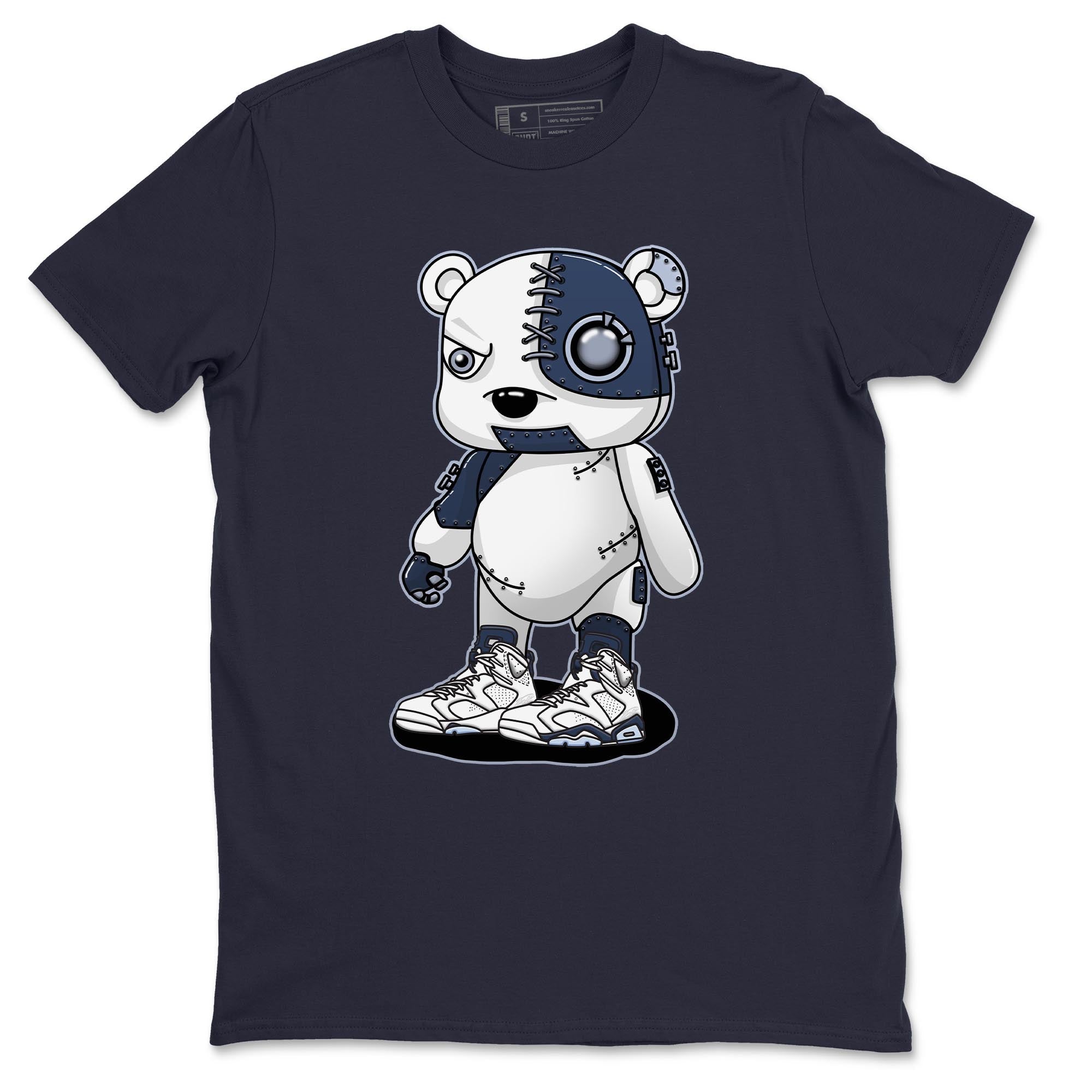 Cyborg Bear Unisex Tops - Air Jordan 6 Midnight Navy