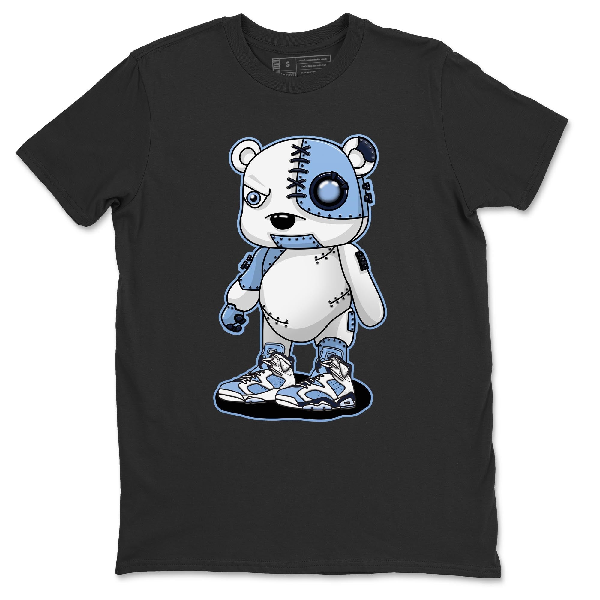 Cyborg Bear Unisex Tops - Air Jordan 6 UNC