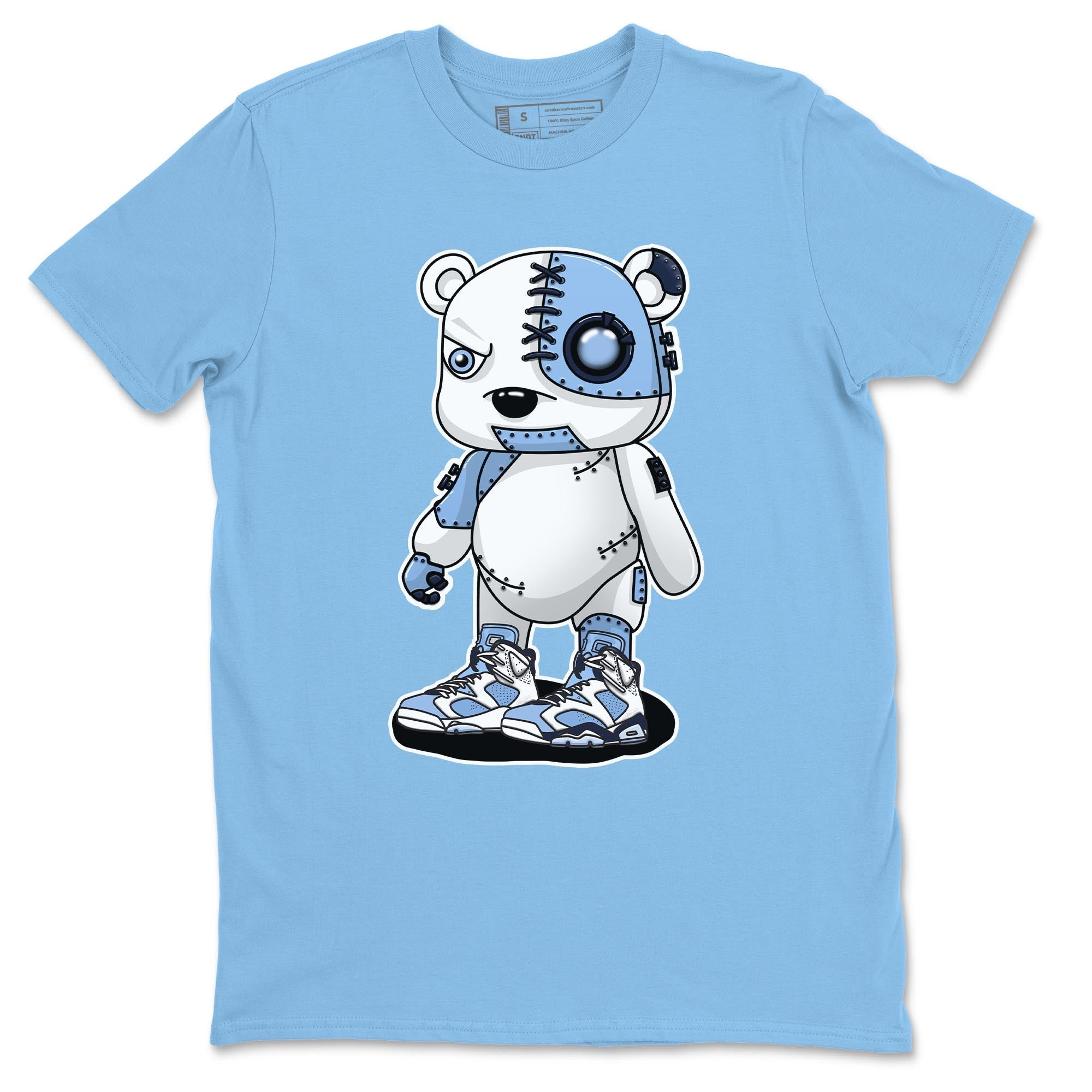 Cyborg Bear Unisex Tops - Air Jordan 6 UNC