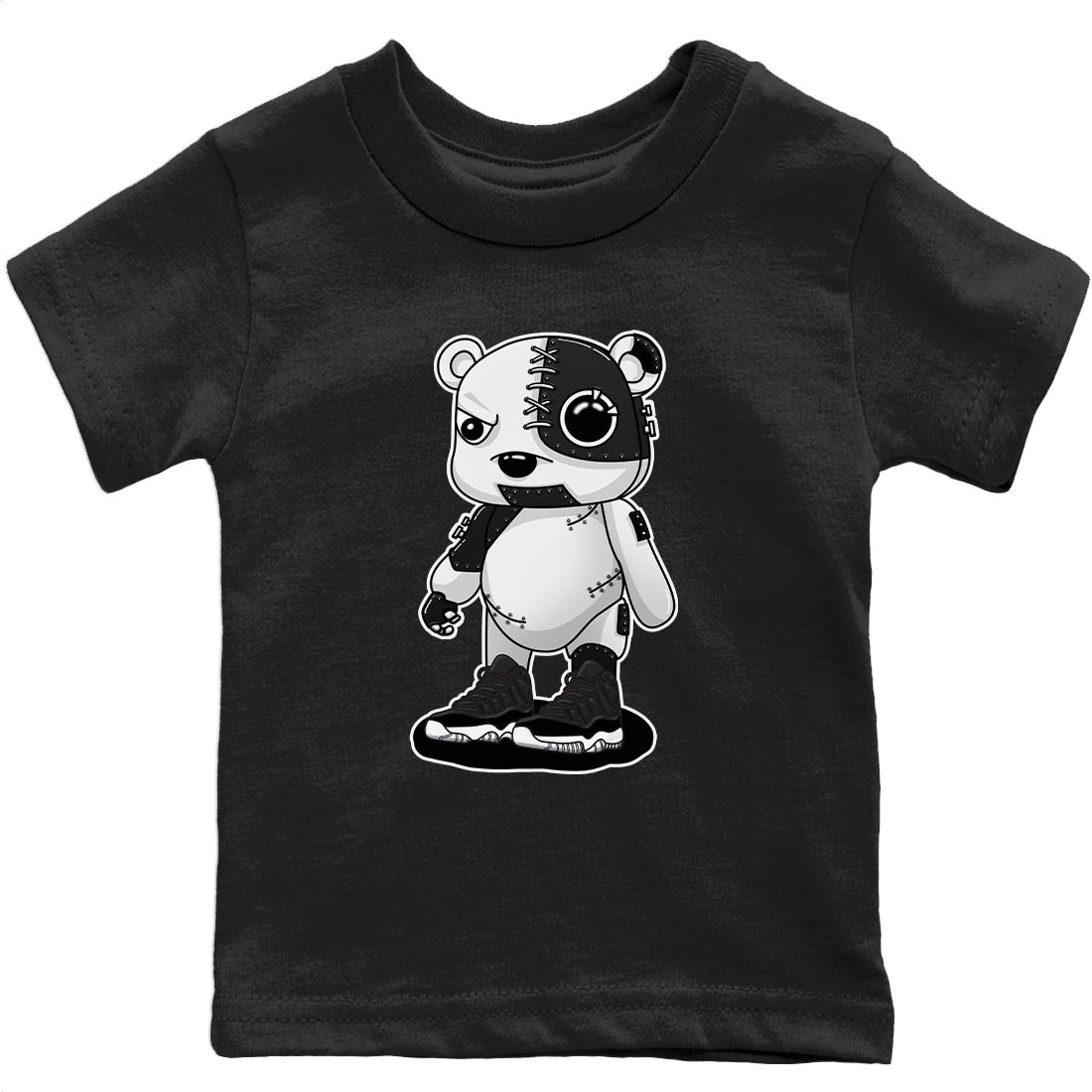 Cyborg Bear Kids Tops - Air Jordan 11 72-10