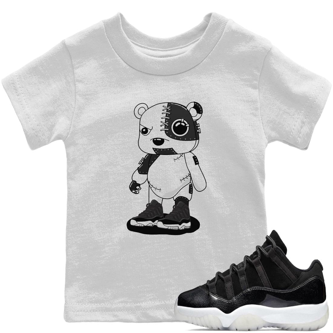 Cyborg Bear Kids Tops - Air Jordan 11 72-10