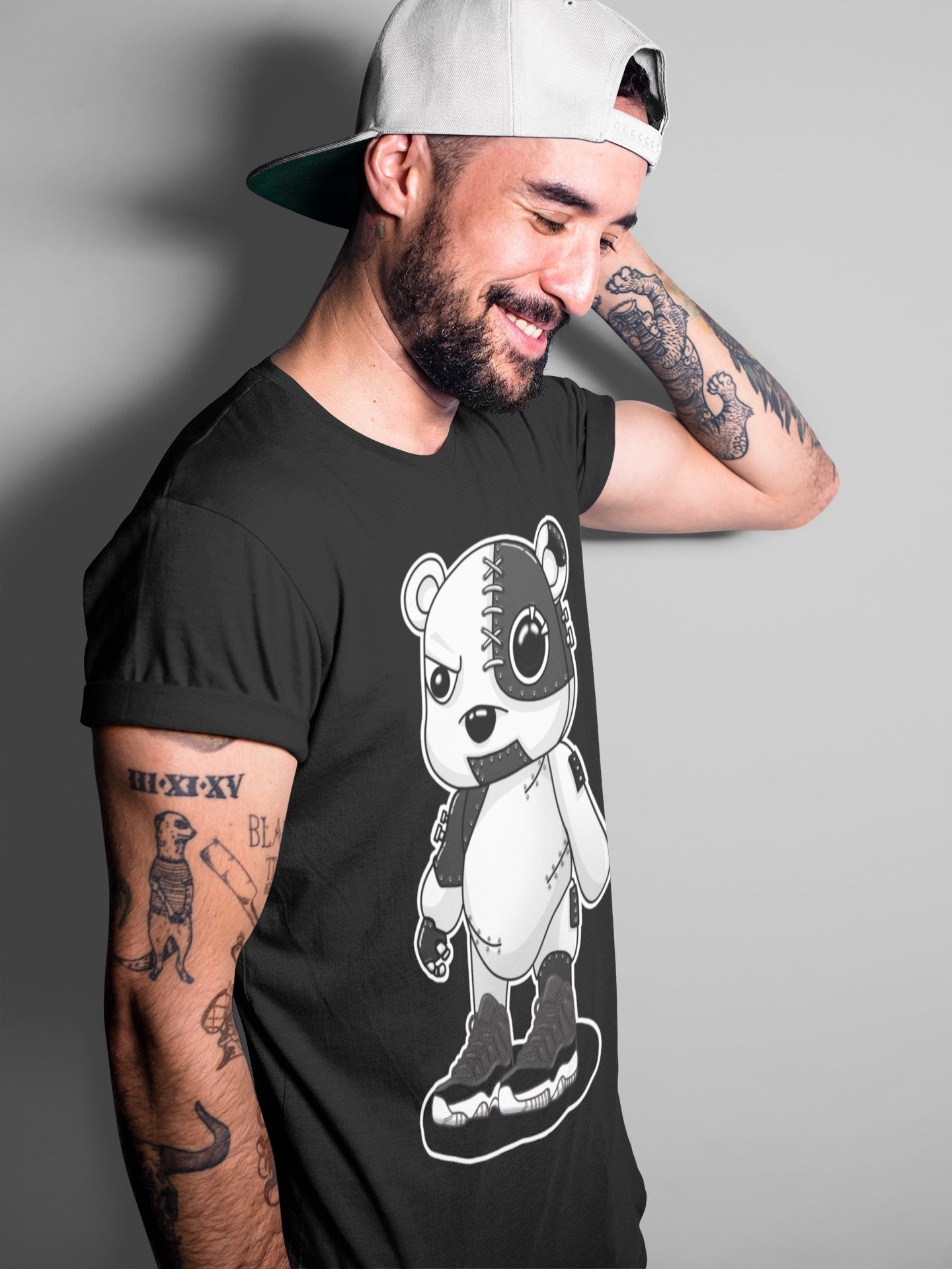 Cyborg Bear Unisex Tops - Air Jordan 11 72-10