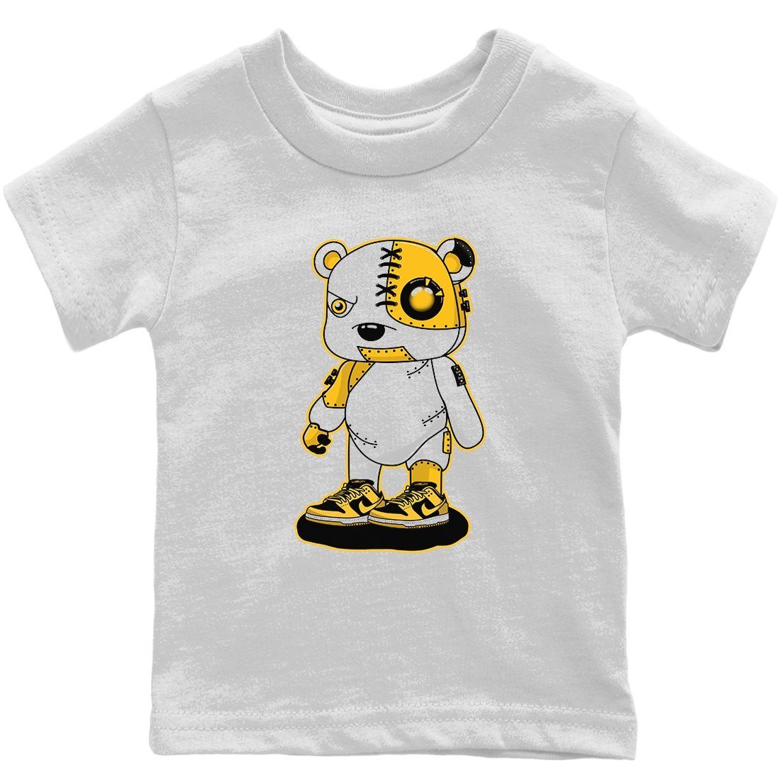 Cyborg Bear Kids Tops - Dunk Championship Goldenrod