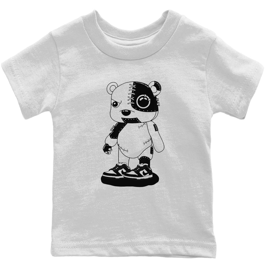Cyborg Bear Kids Tops - Dunk Panda